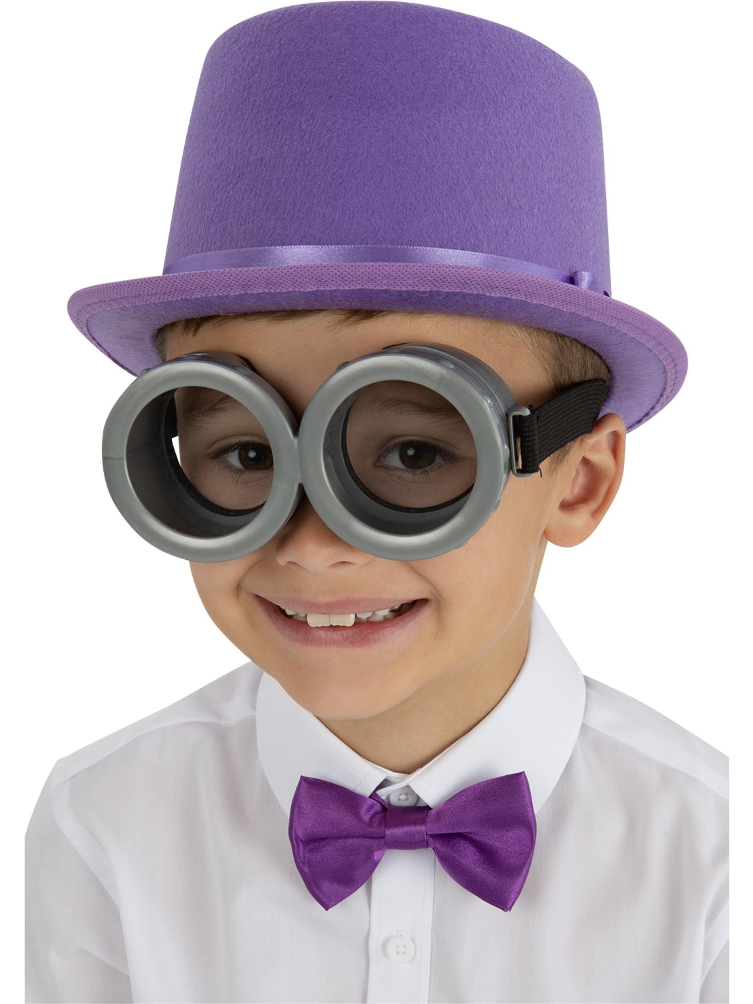 Kids Grey Goggles, Clear Lense