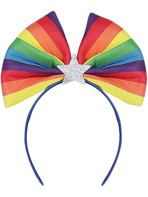 Rainbow Flag Bow Headband