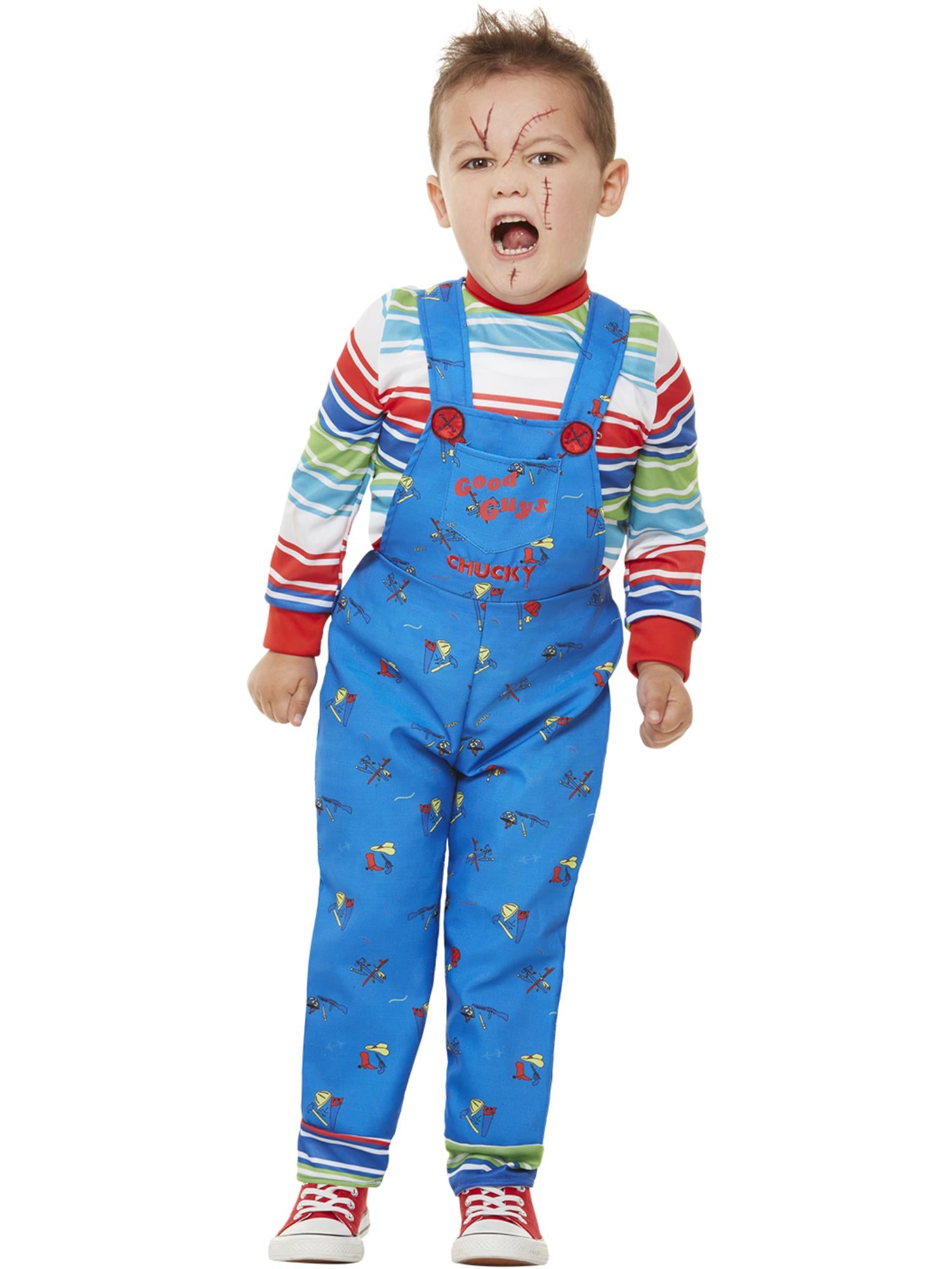 Chucky-Kostüm, blau
