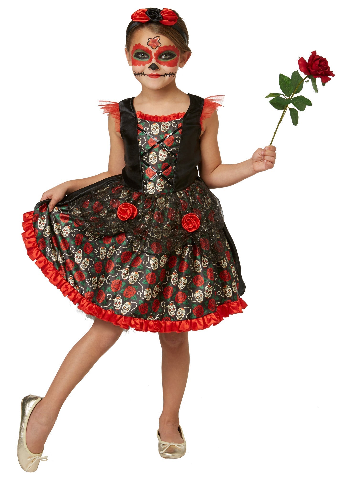 Red Rose Day Of The Dead