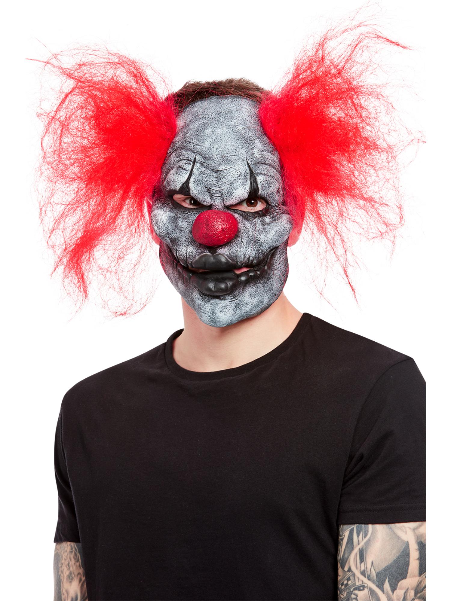 Donker clownsmasker, latex