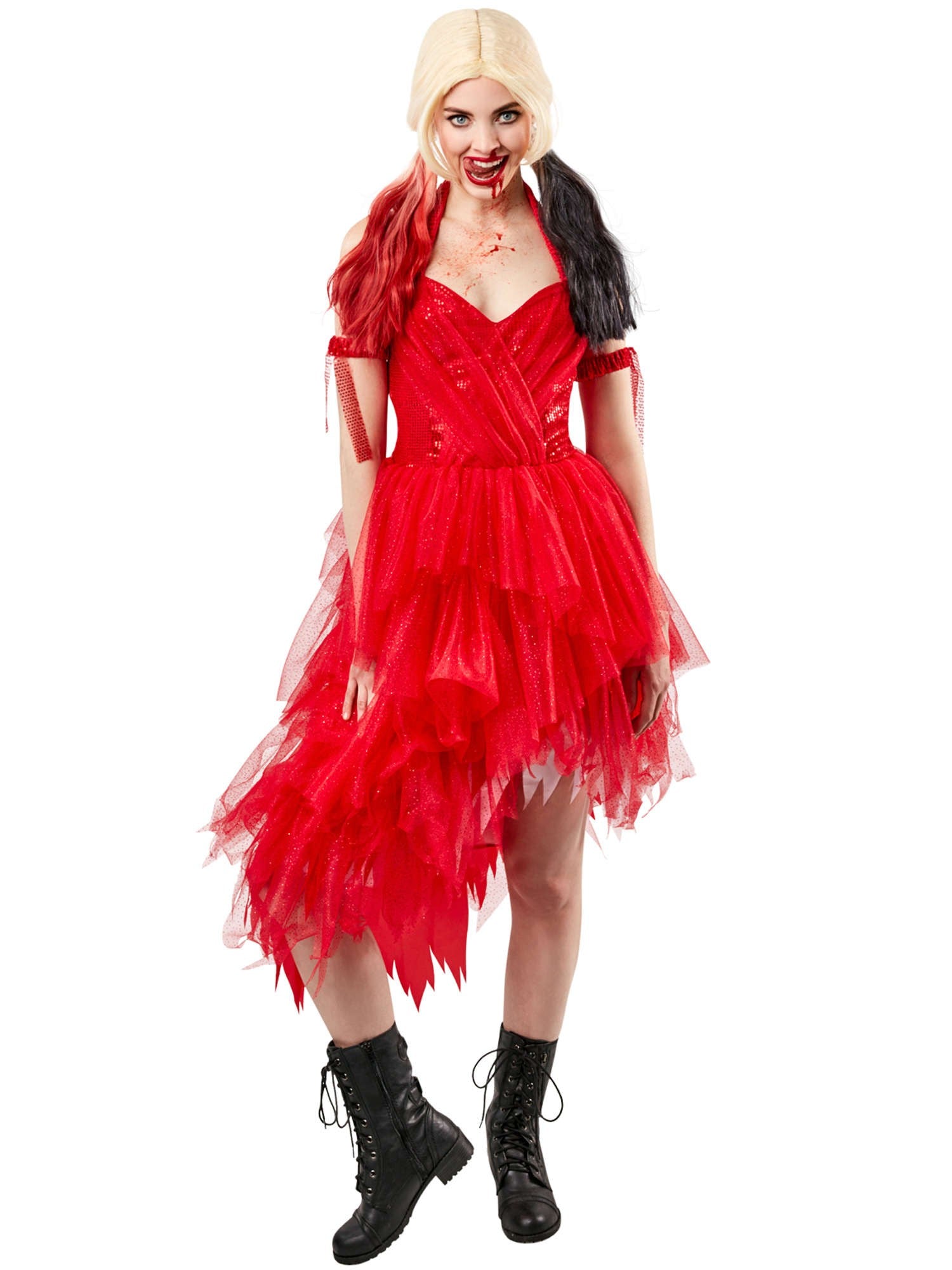 Harley Quinn Rode Jurk
