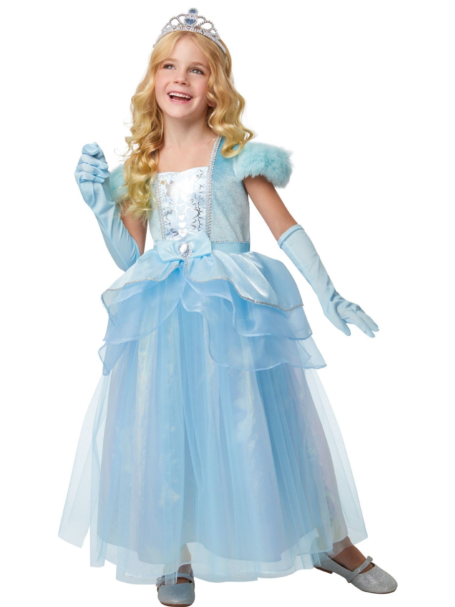 Blauwe prinses Deluxe Jurk
