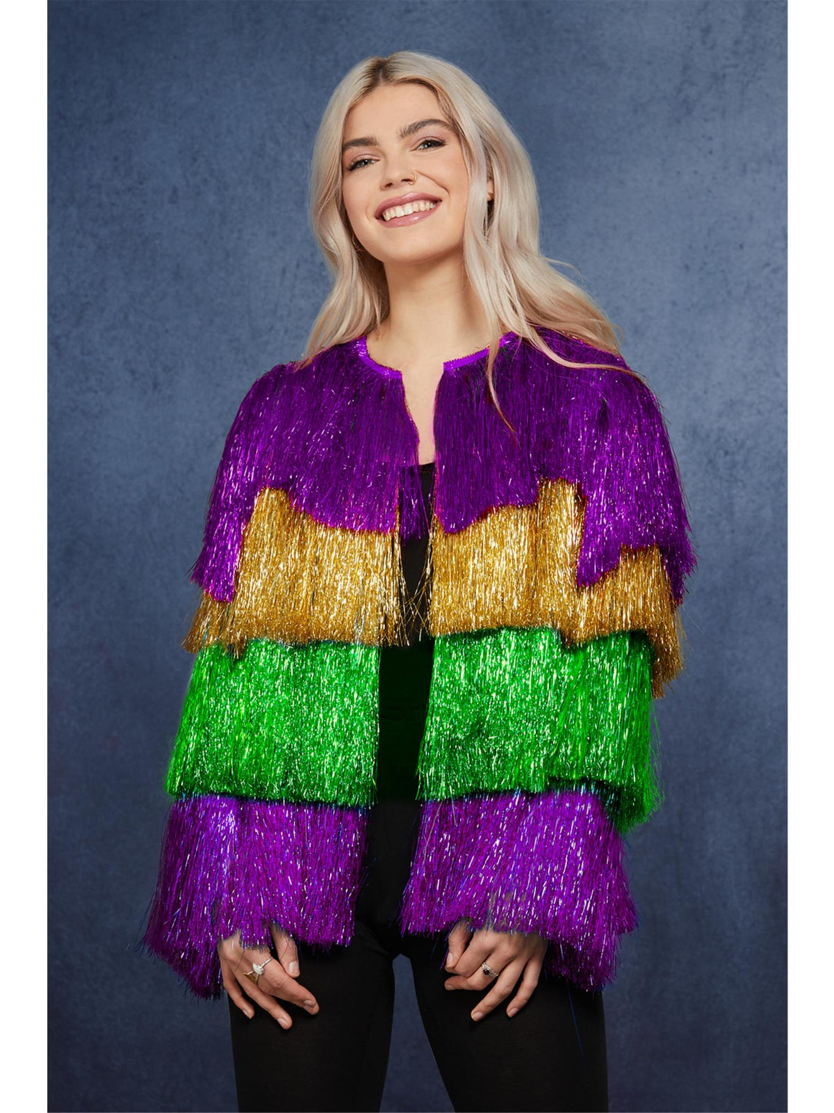 Fever Tinsel Mardi Gras Jacket