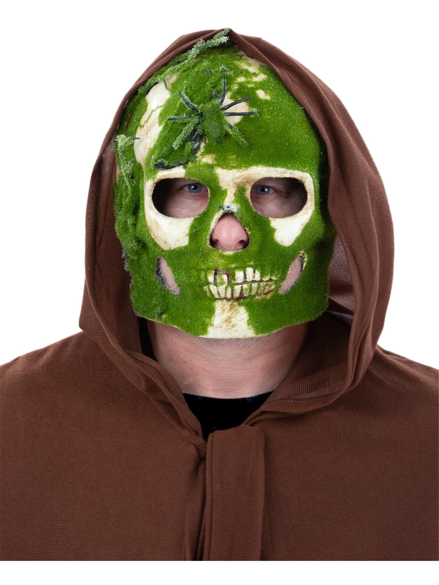 Verfallene Moos-Totenkopfmaske