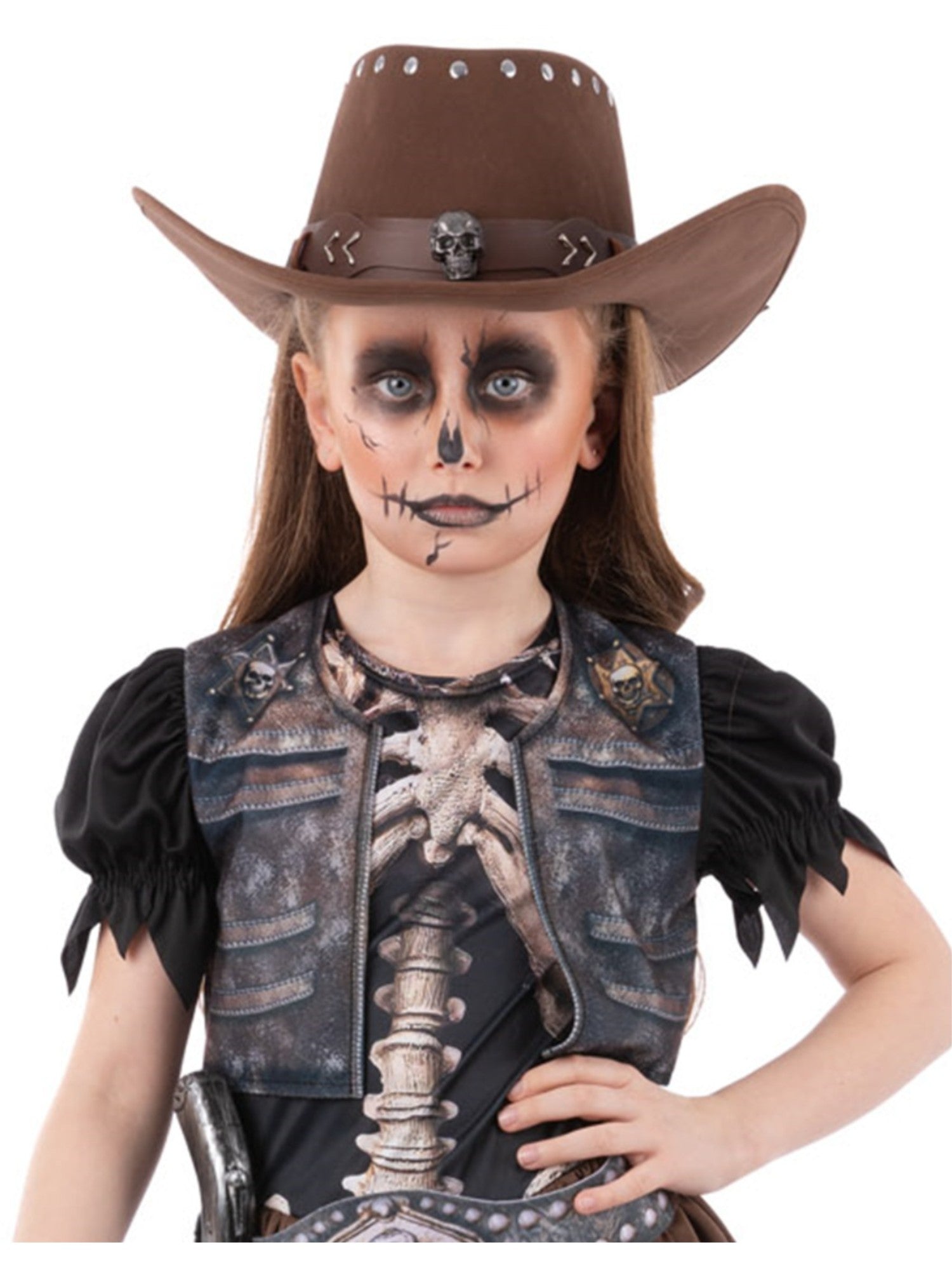 Kids Skeleton Cowboy Hat