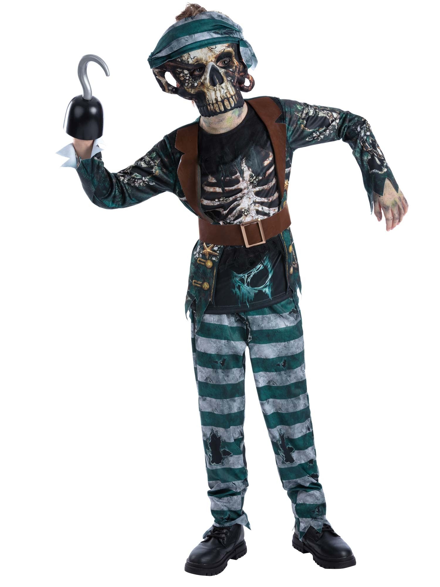 Skeleton Pirate Deck Hand Costume
