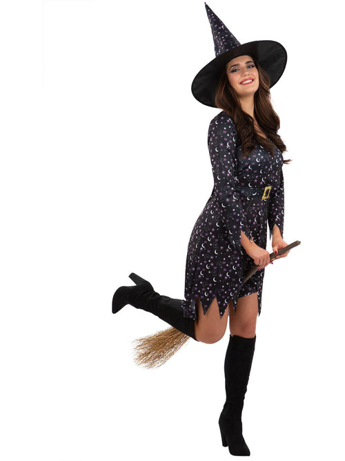 Moon & Stars Witch Costume