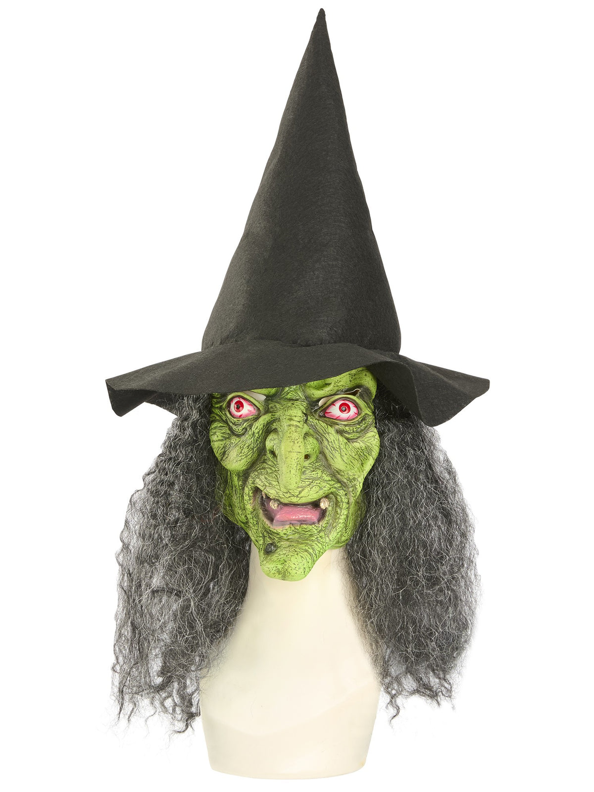 Latexmaske „Grüne böse Hexe“