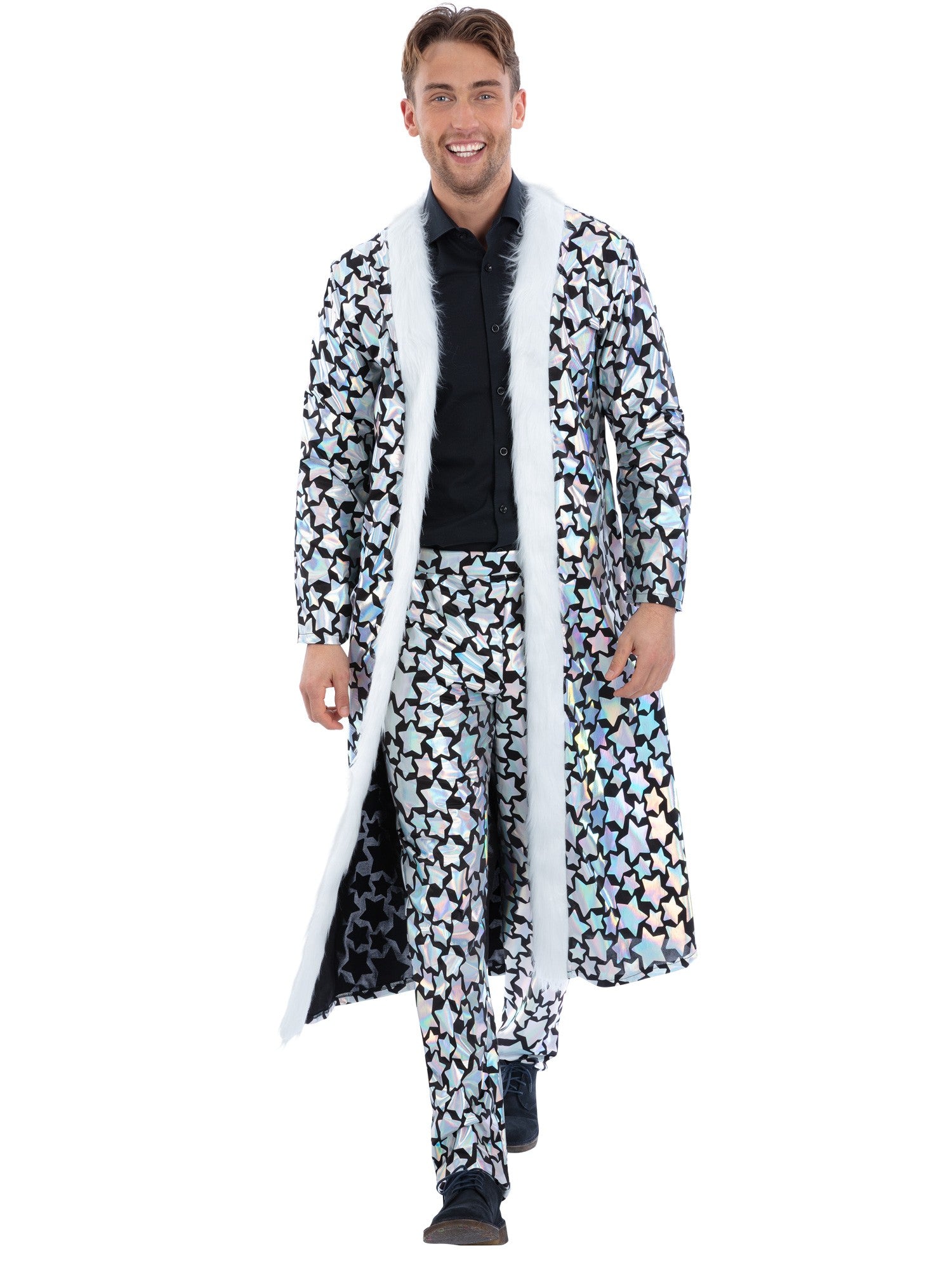 Unisex-Mantel „Star Gazer“, holografisch schillernd