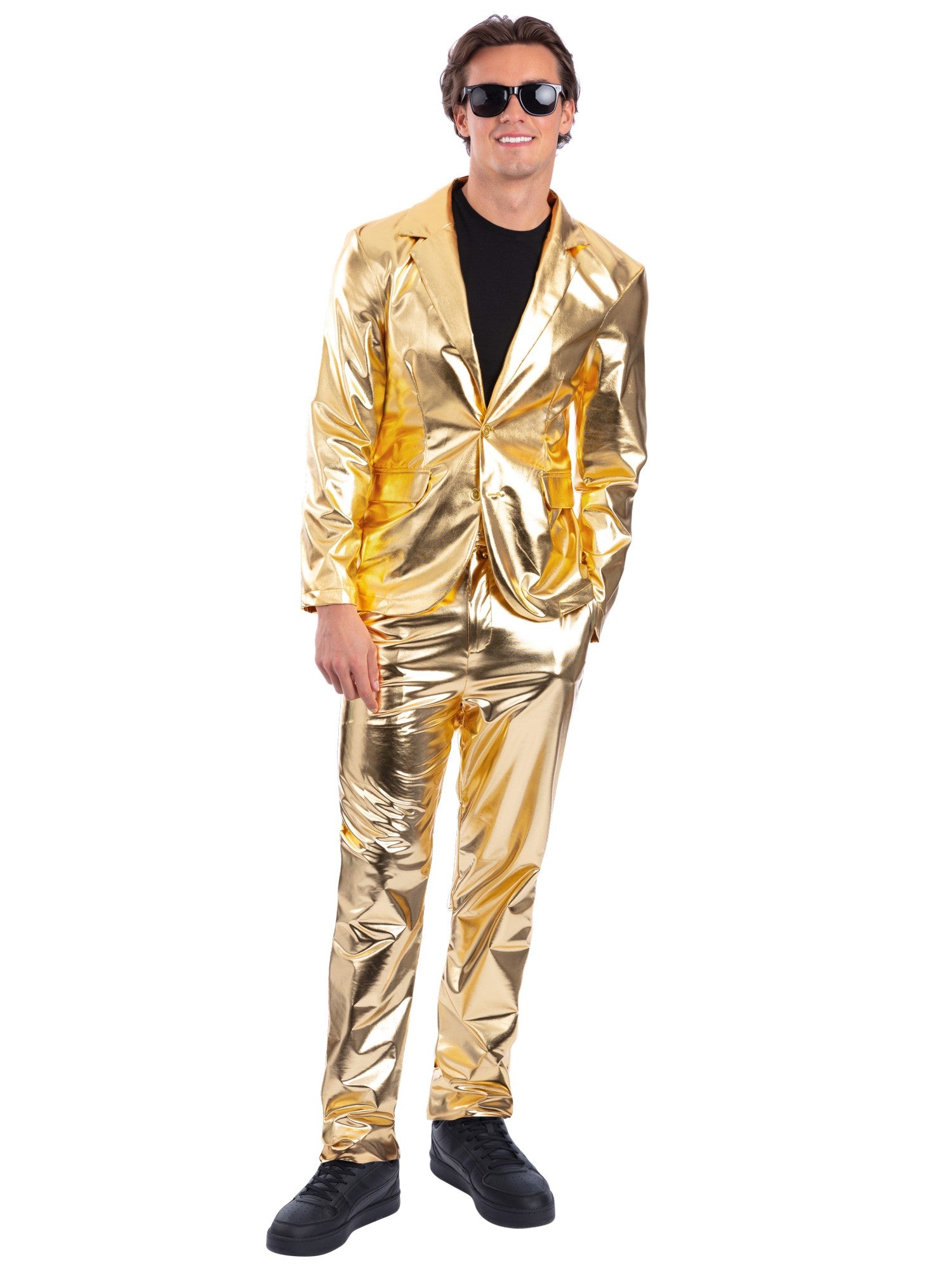 Jacke in 24-Karat-Gold, Metallic-Gold