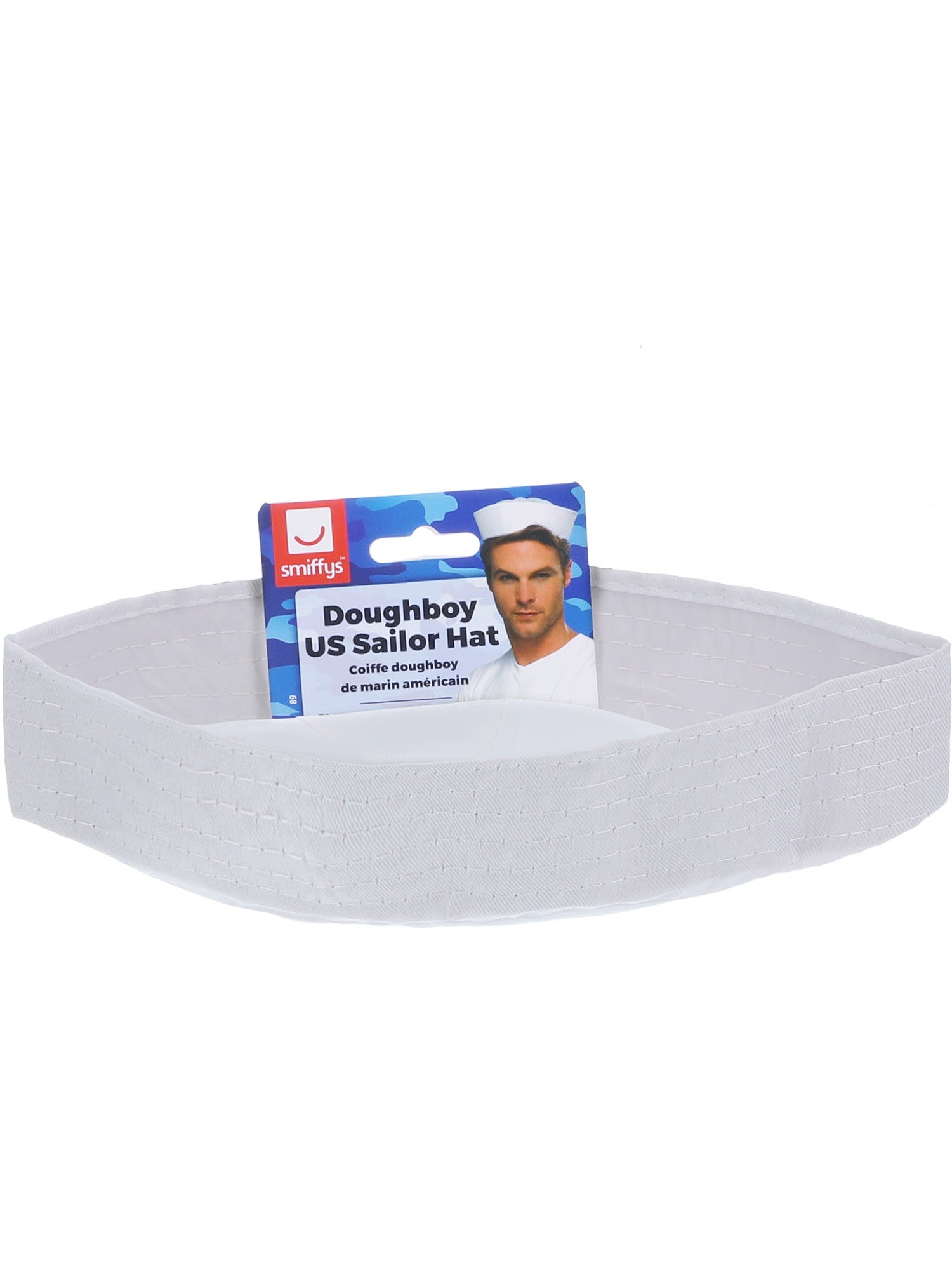 Doughboy-Mütze im US-Seemannsstil, weiß