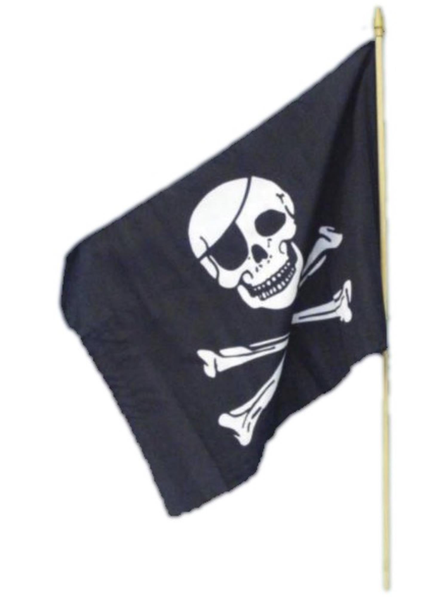 Pirate Flag, 45x30cm / 18inx12in, Black