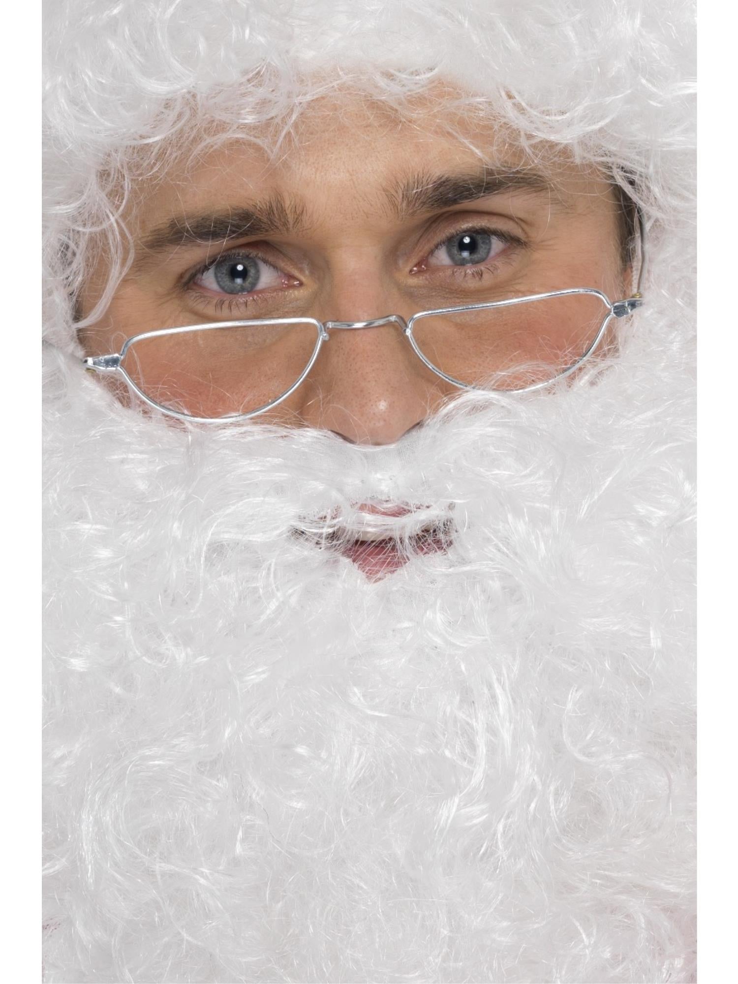 Weihnachtsmann-Halbmondbrille, Silber