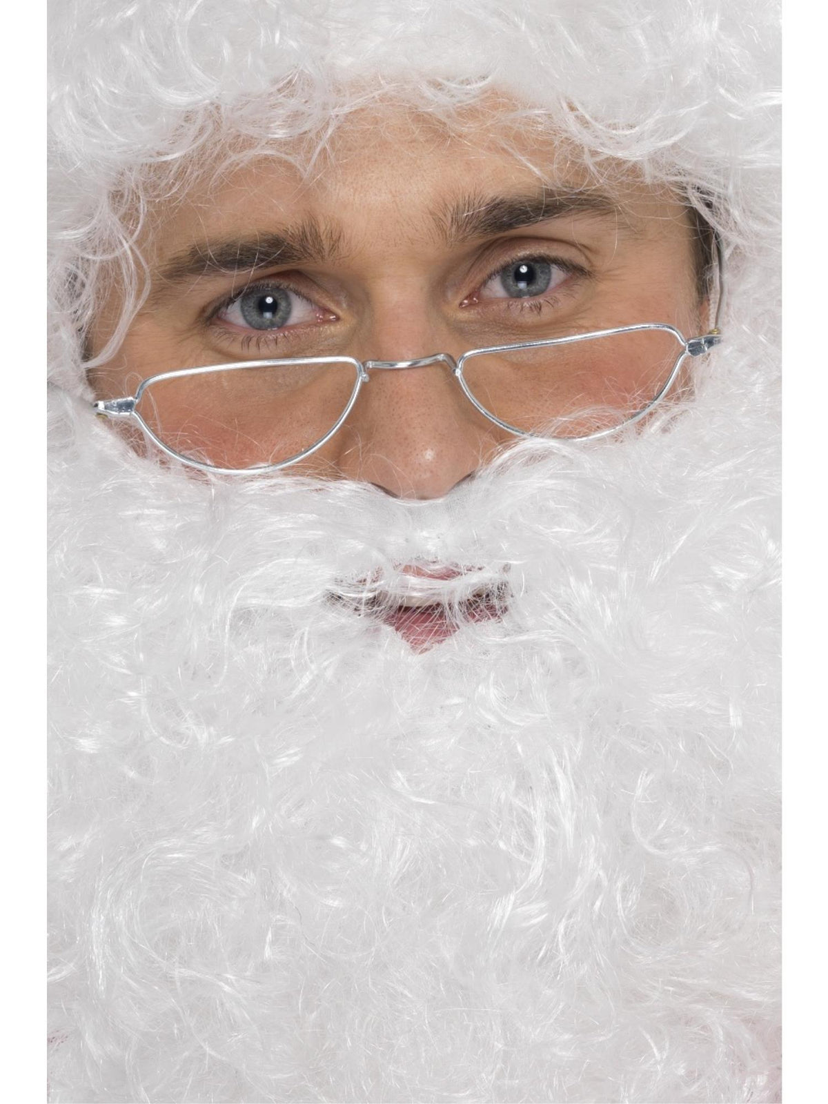 Santa Half Moon Specs, Silver