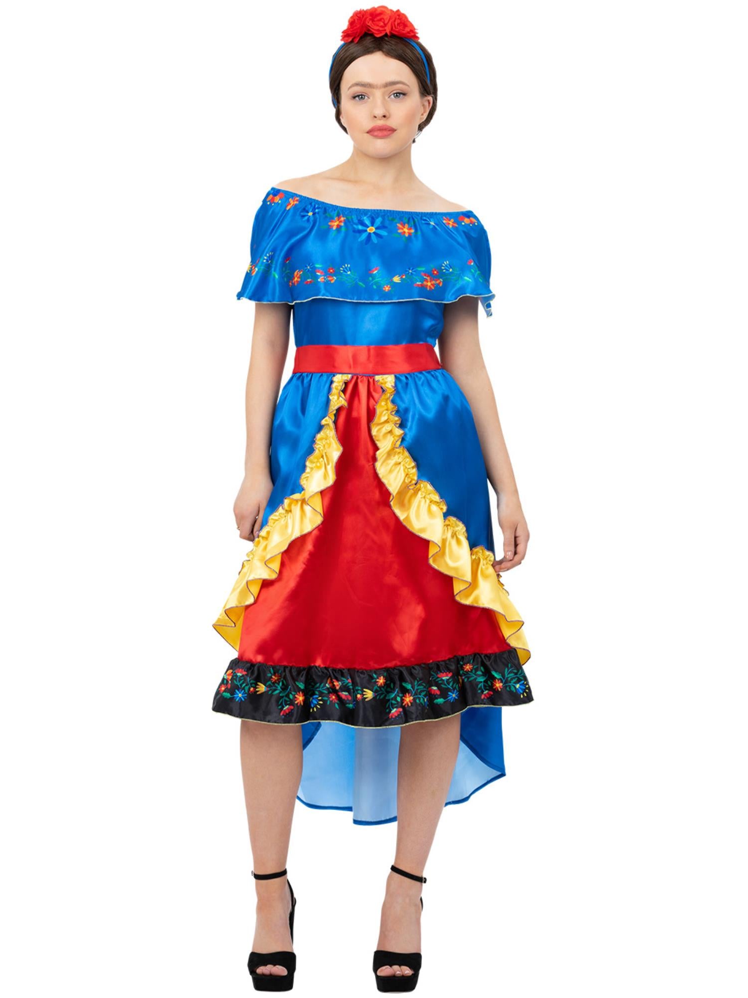 Deluxe Artist Frida Costume, Ladies
