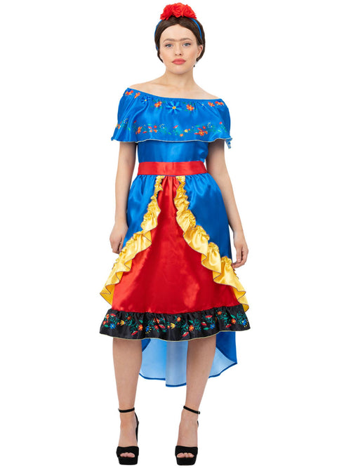 Deluxe Artist Frida Costume, Ladies