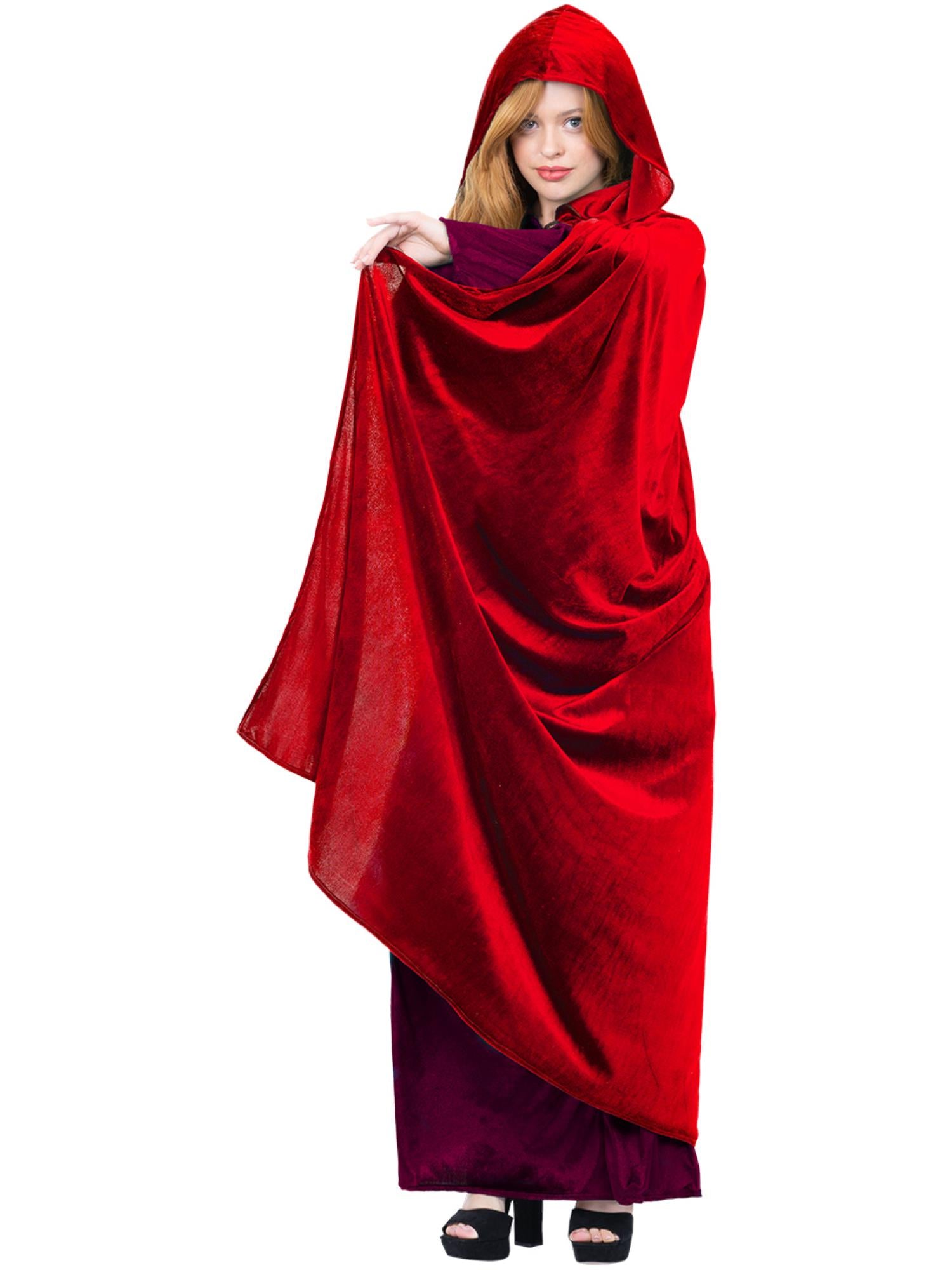 Deluxe Cloak, Garnet Red, Adults