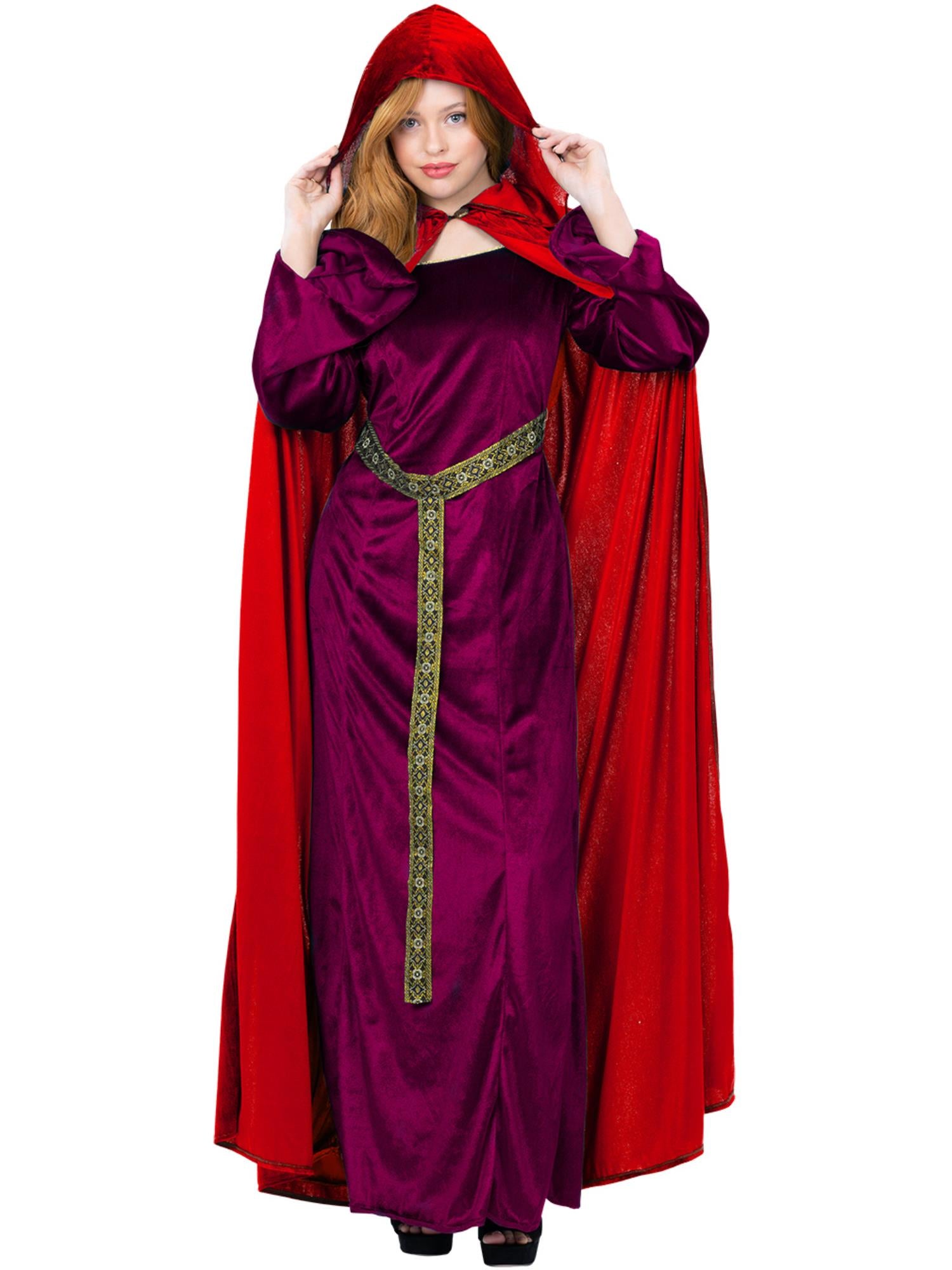 Deluxe Cloak, Garnet Red, Adults