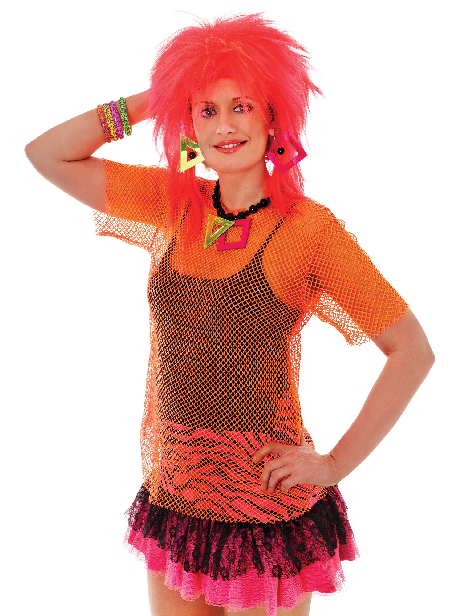 Neon Mesh Top
