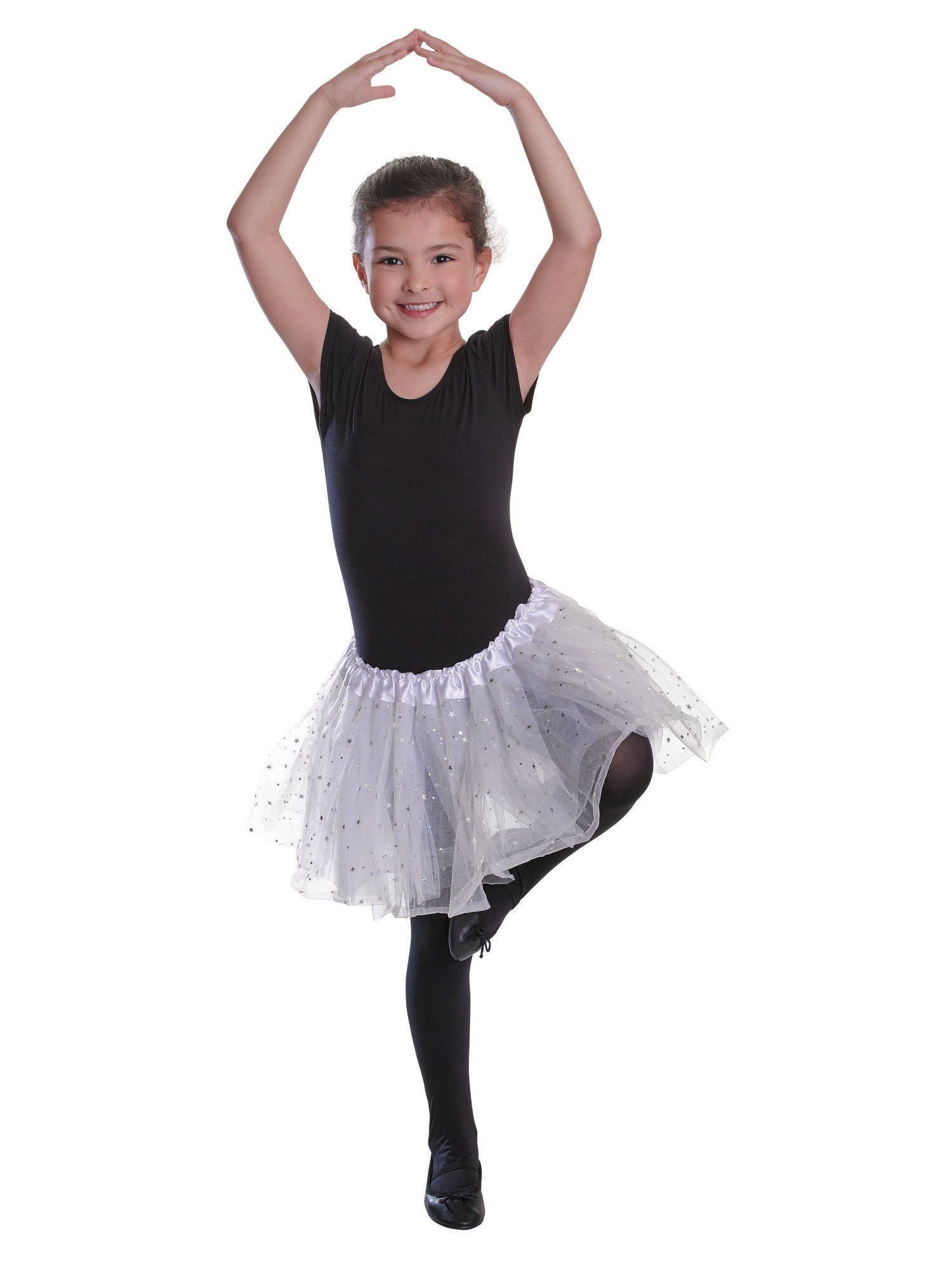 Tutu White With Sequin Stars