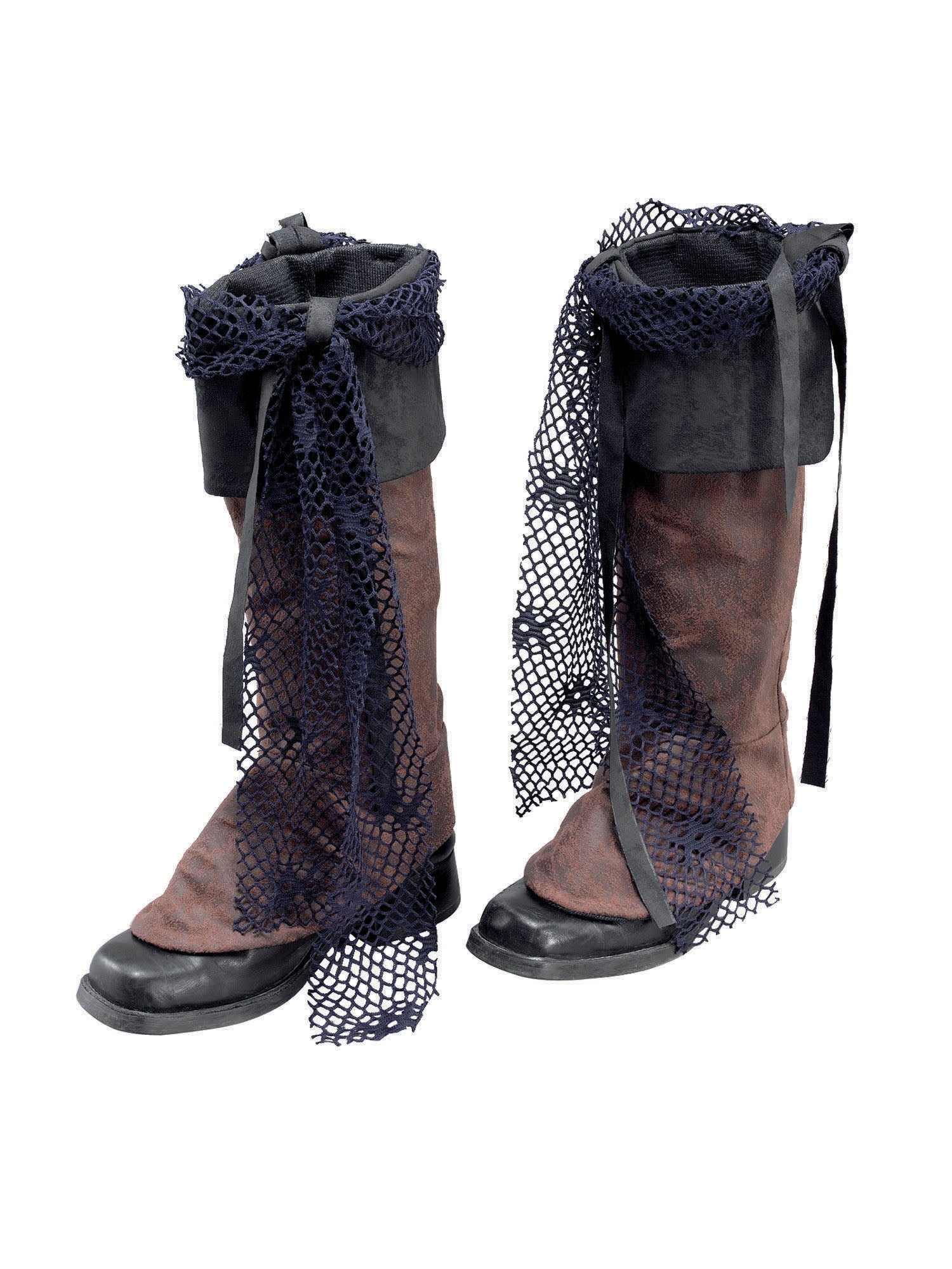 Pirate Boot Tops Brown Distress