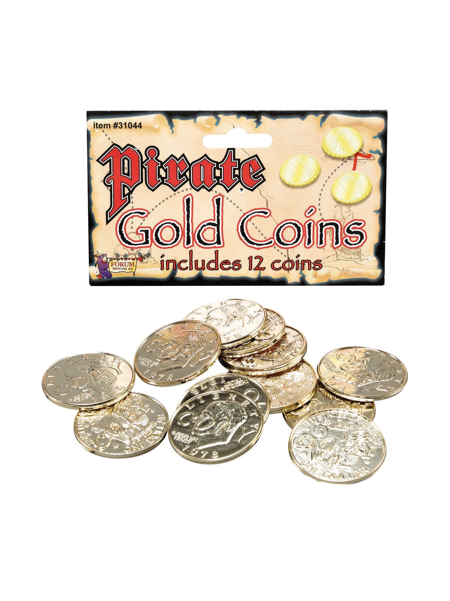 Gouden piratenmunten