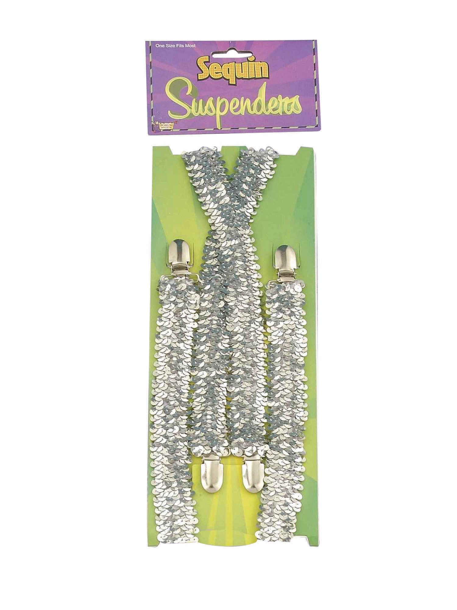 Sequin Braces Silver