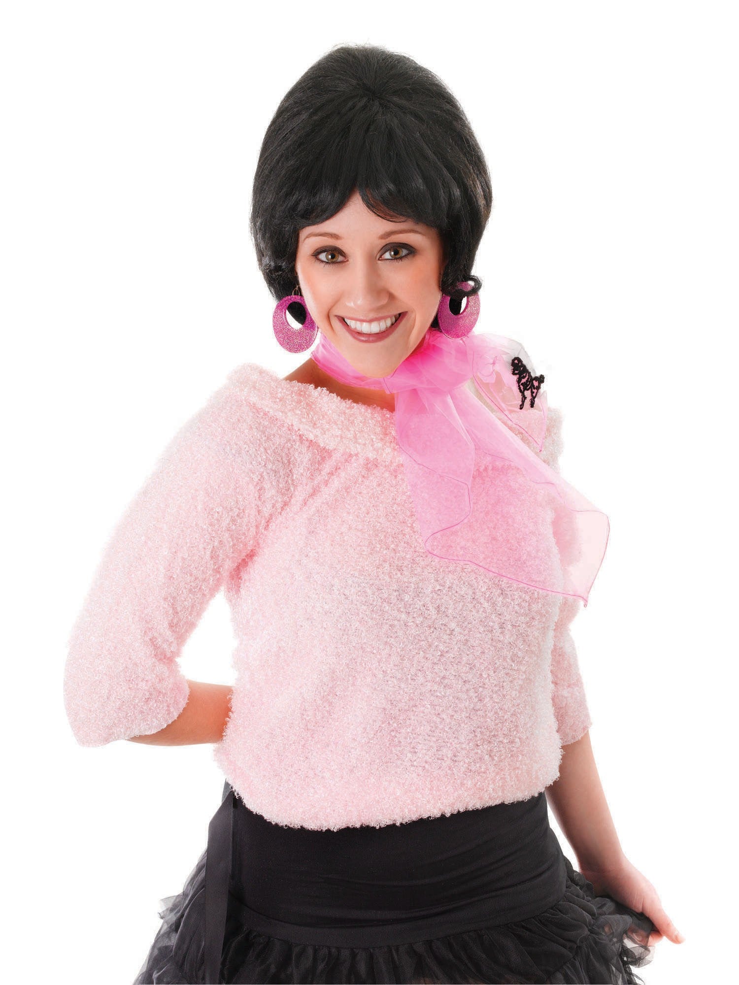Poedelsjaal - 50's Roze