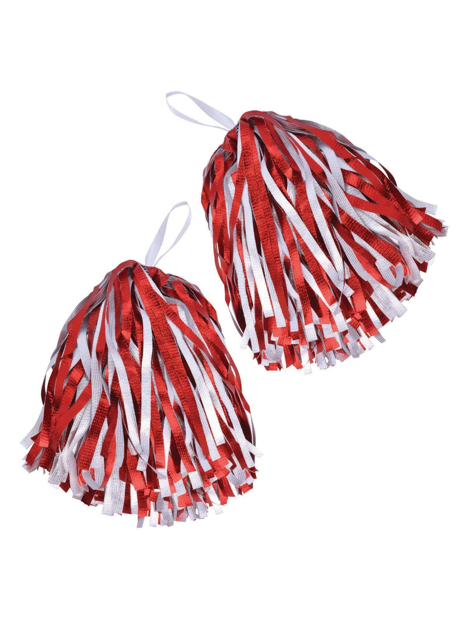 Pom Pom Red/White - Pair
