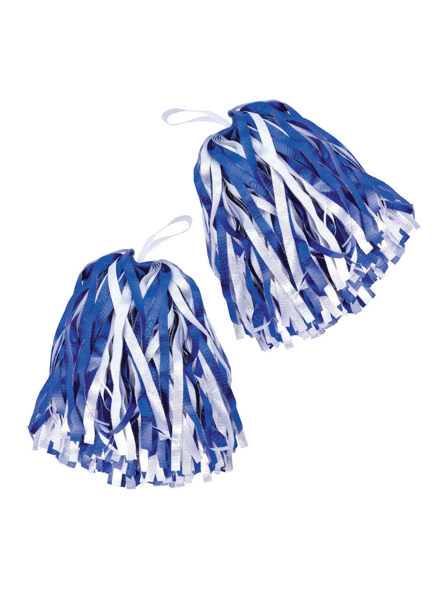 Pair of Pom Pom Blue/White