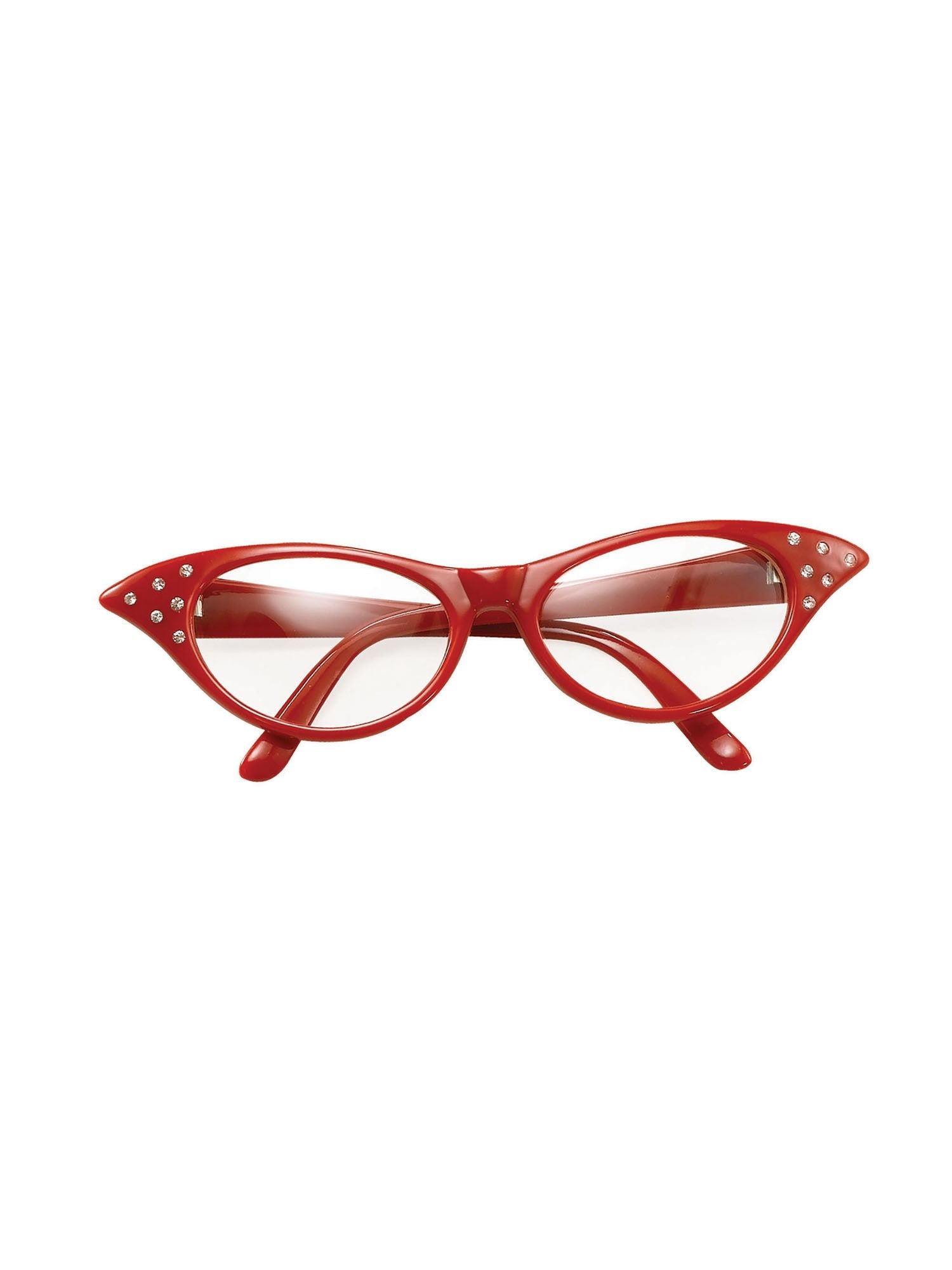 Brille - 50er Jahre Weiblich Rot