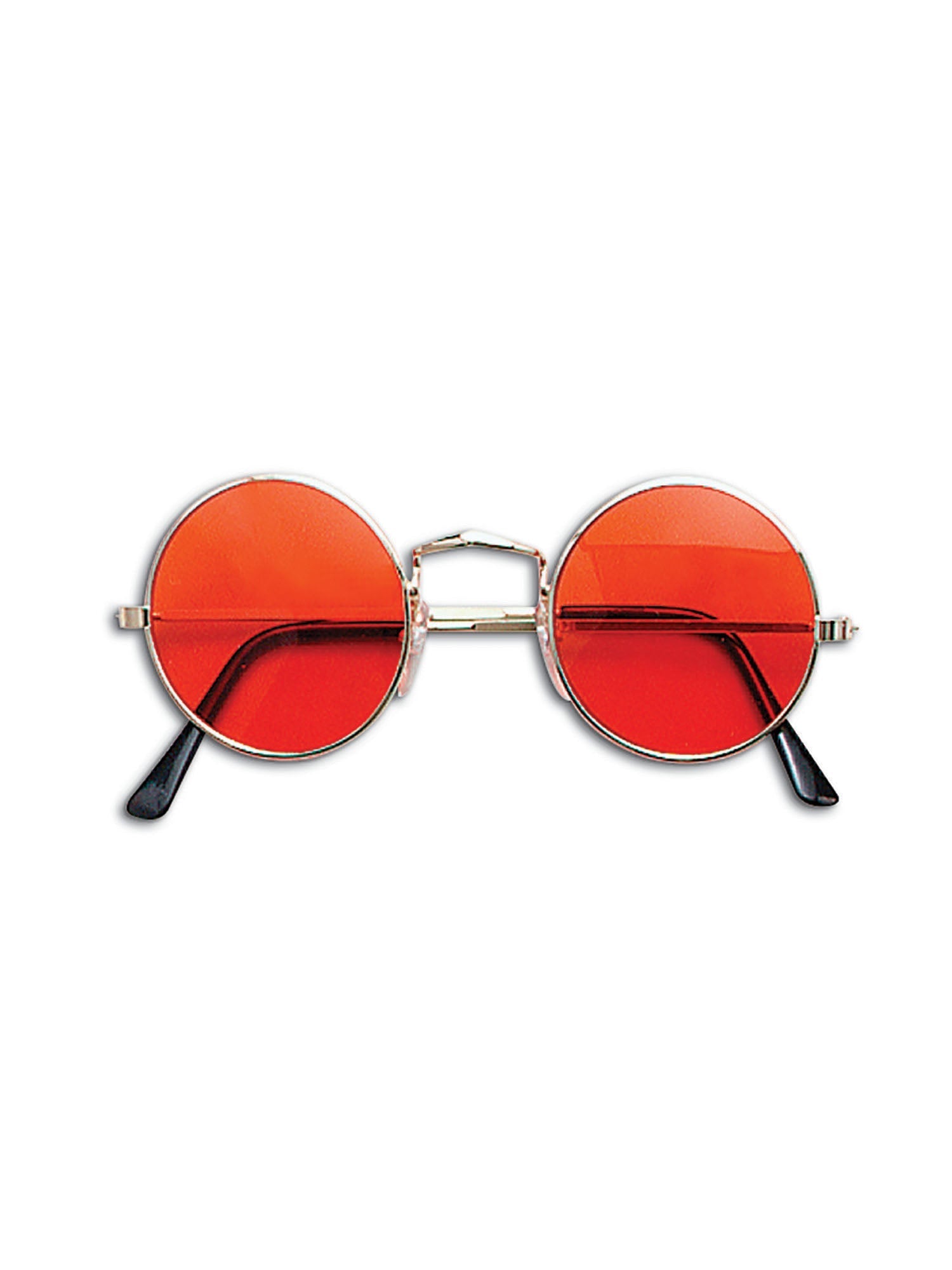 Lennon Glasses - Orange/Gold Frame
