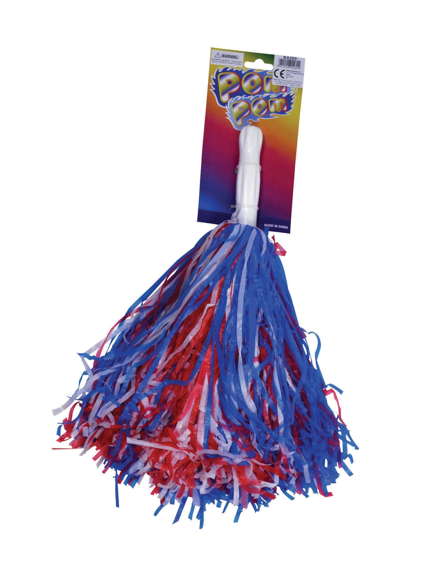 Pom Pom Rood/Wit/Blauw