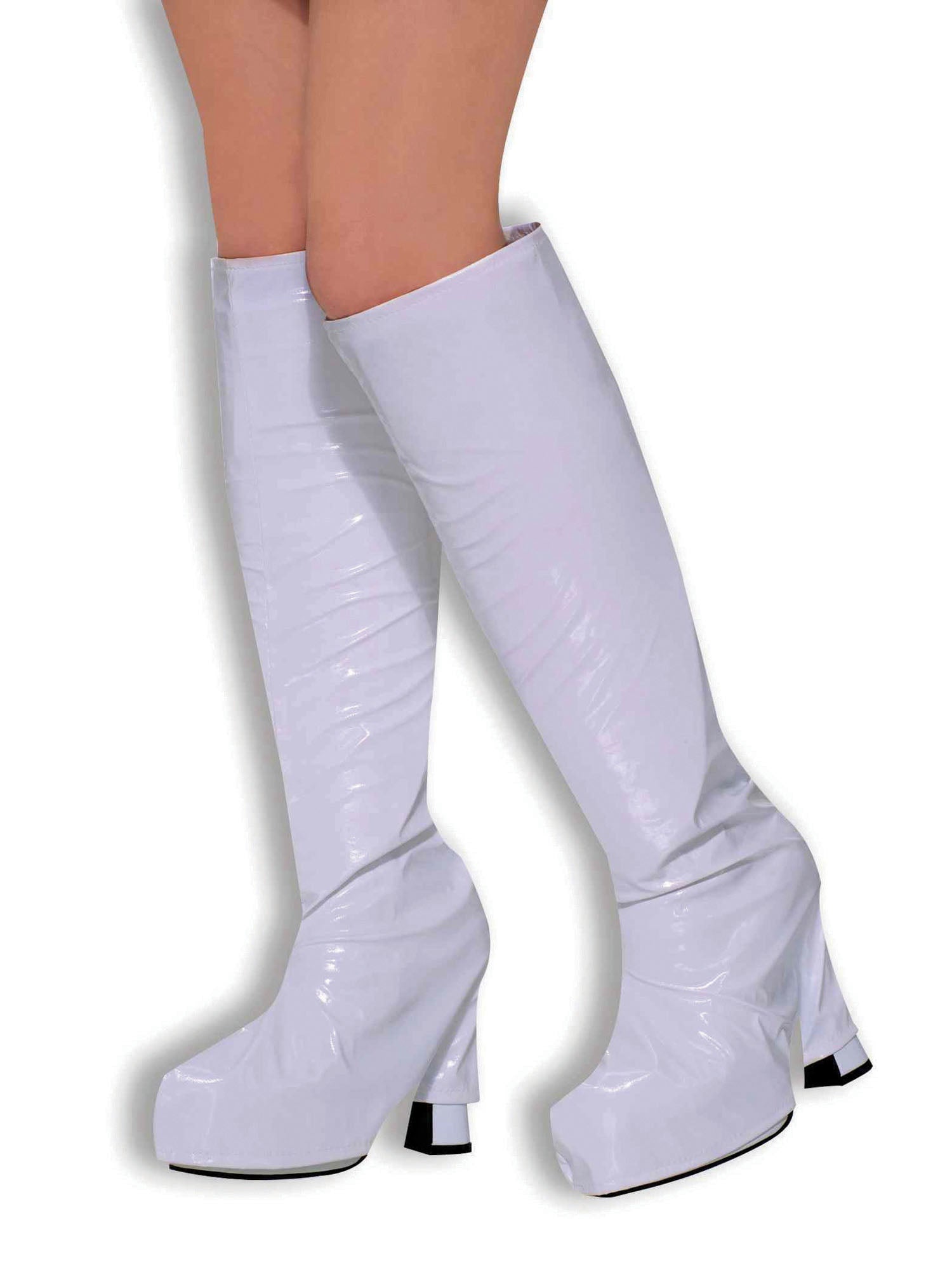 Go Go Boot Tops White