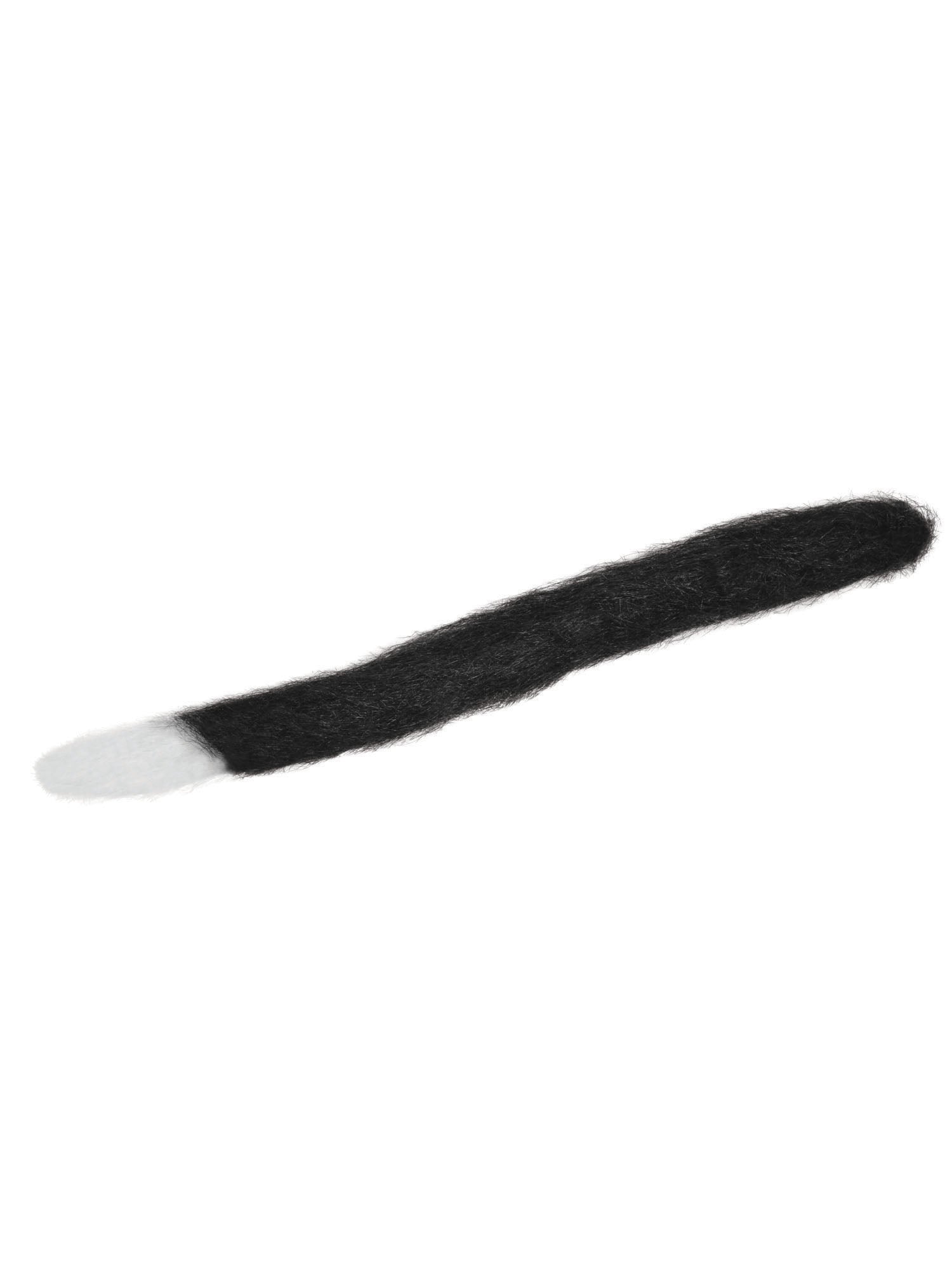 Cat Tail - Black With White Tip