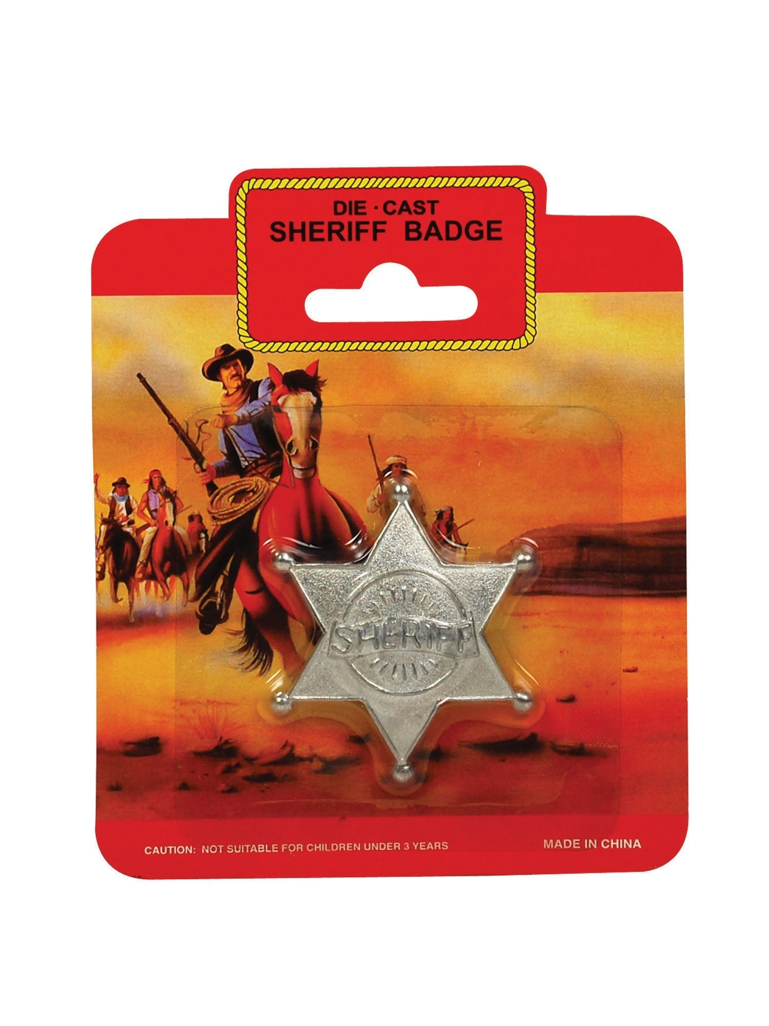 Sheriff Badge - Metal 12 pack