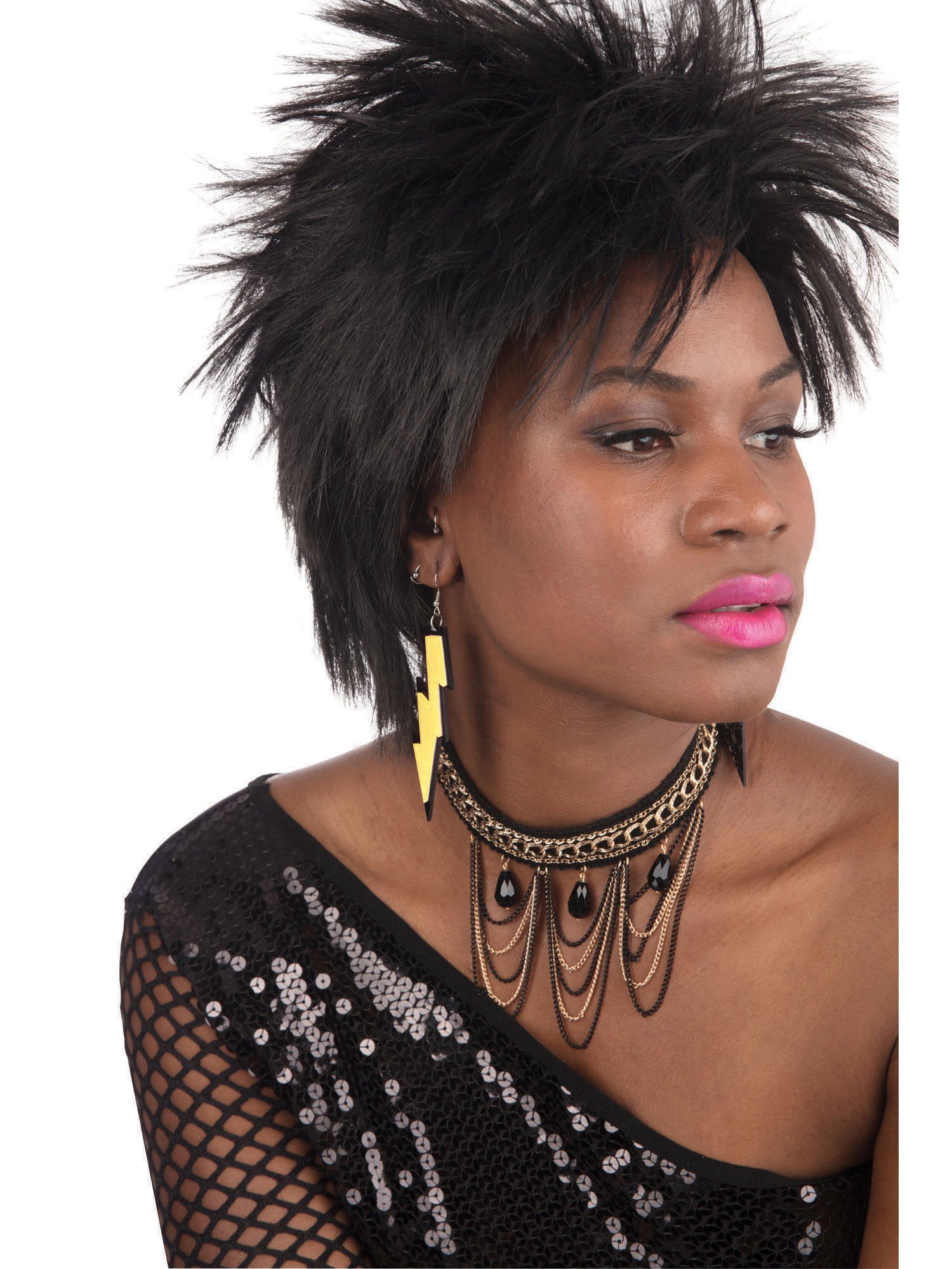 80's Rave Earrings - Yellow