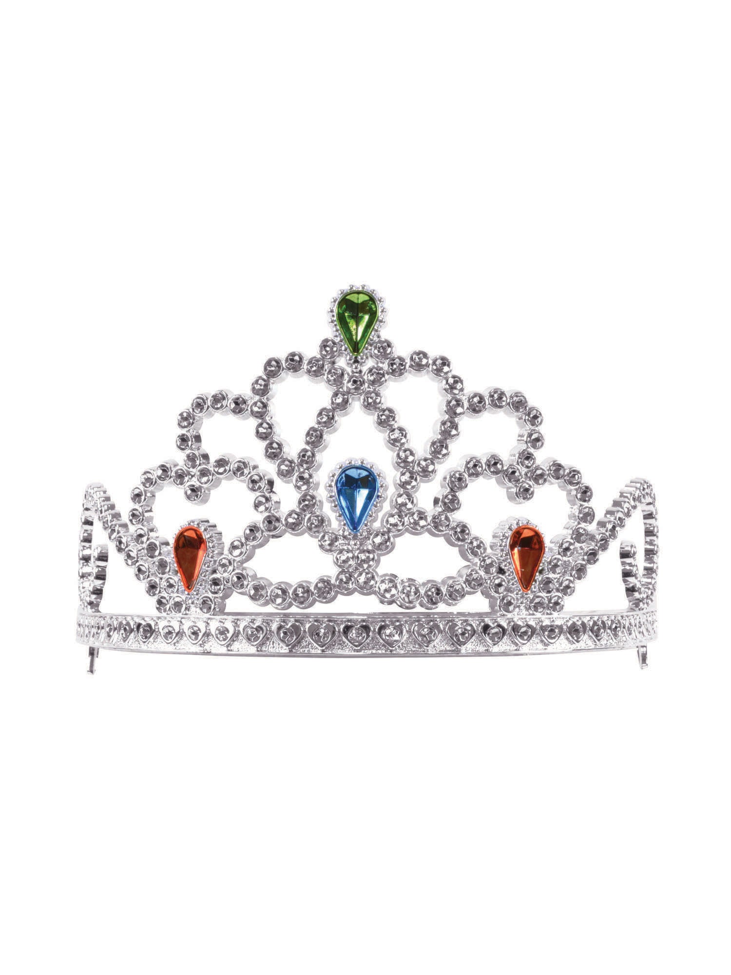 Silver Tiara & Painted Stones