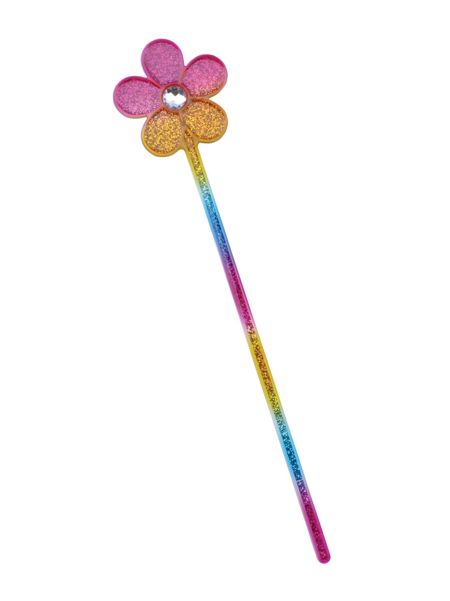 Glitter Regenboog Bloemen Toverstok