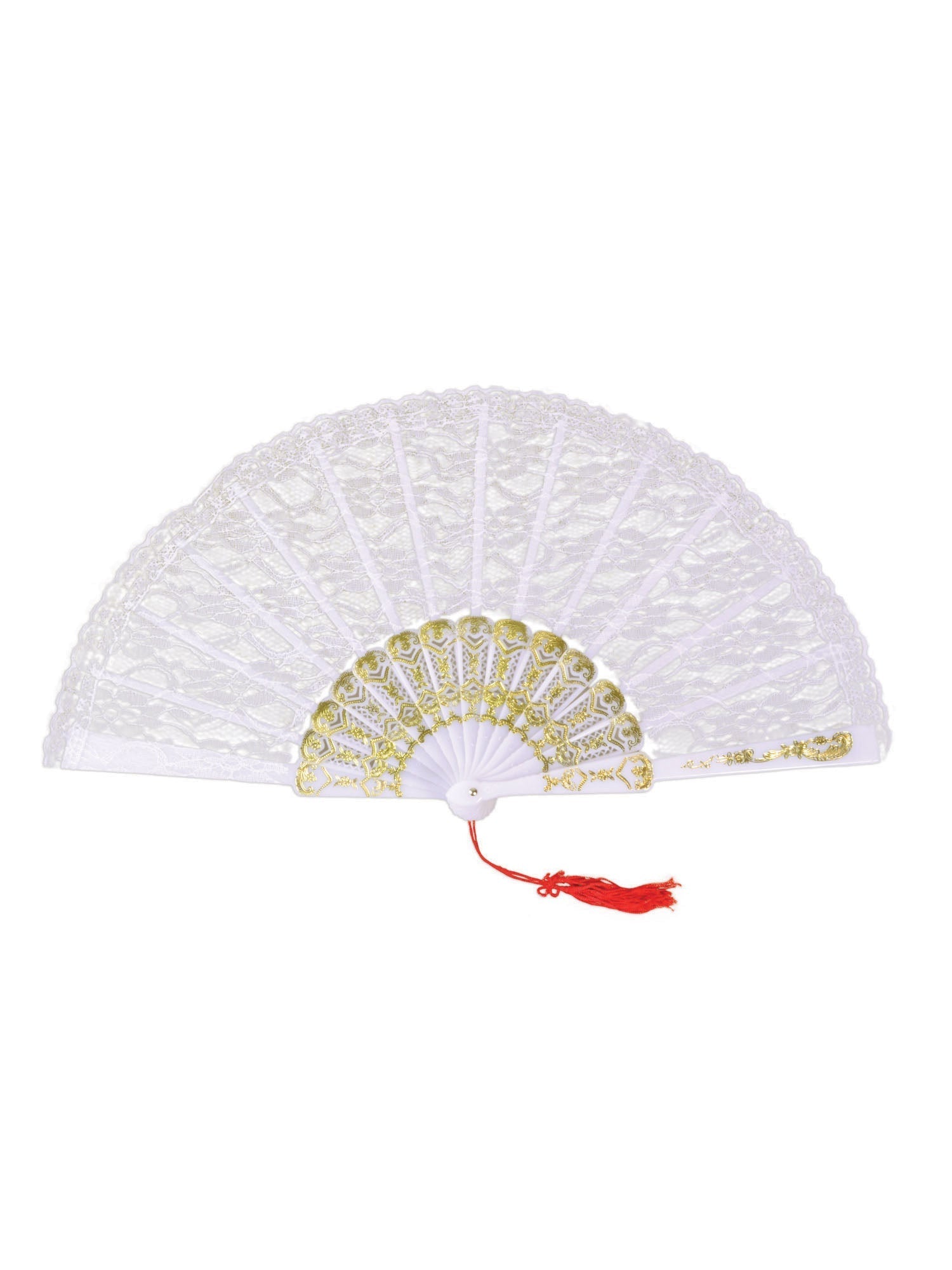 White Lace Fan