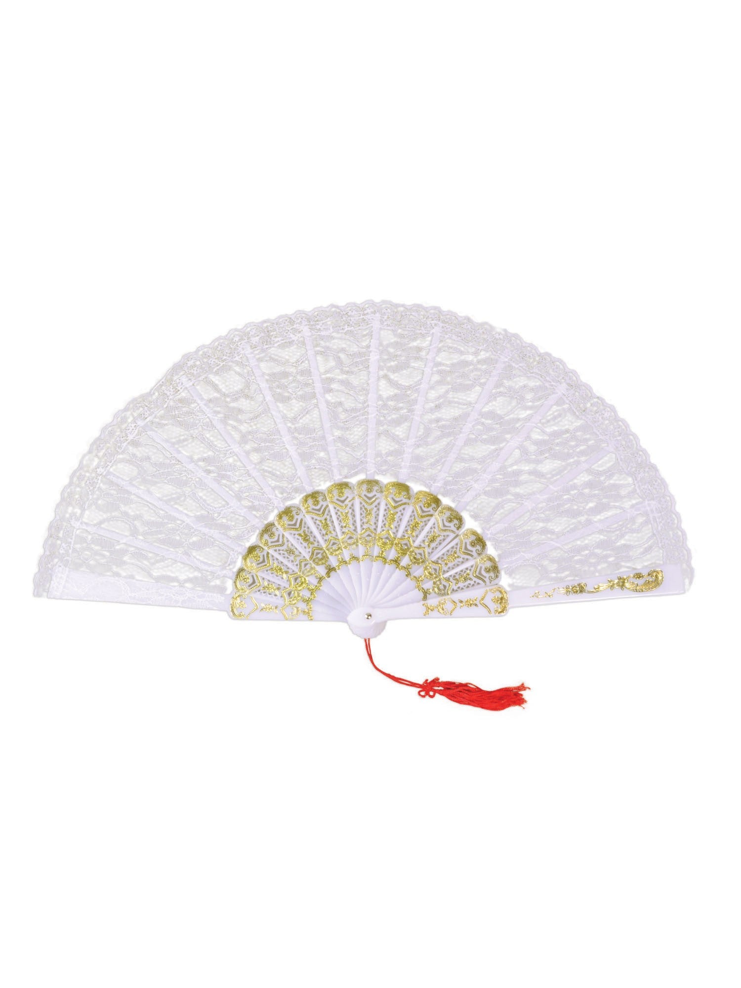 White Lace Fan