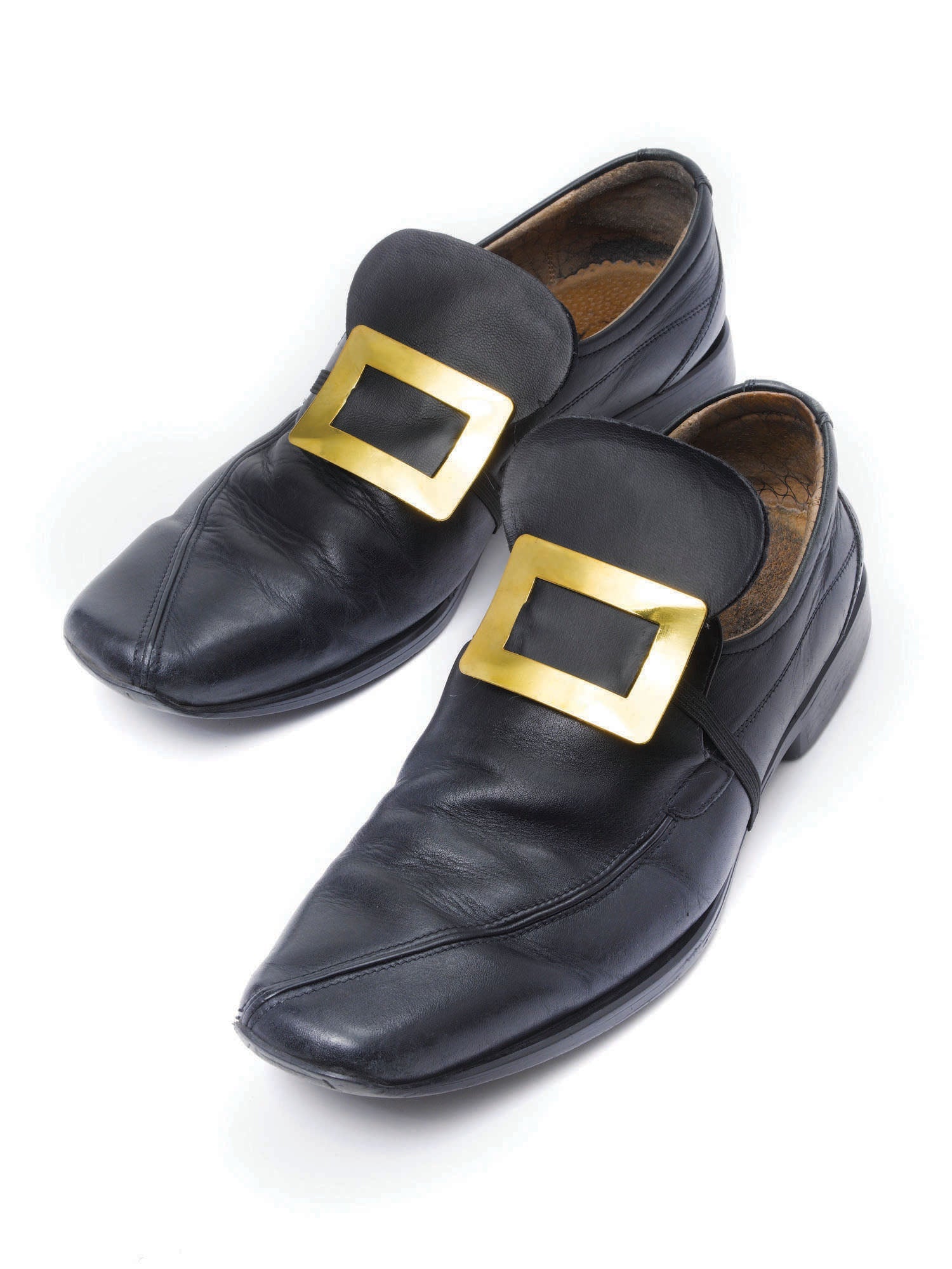 Shoe Buckles Gold Metal