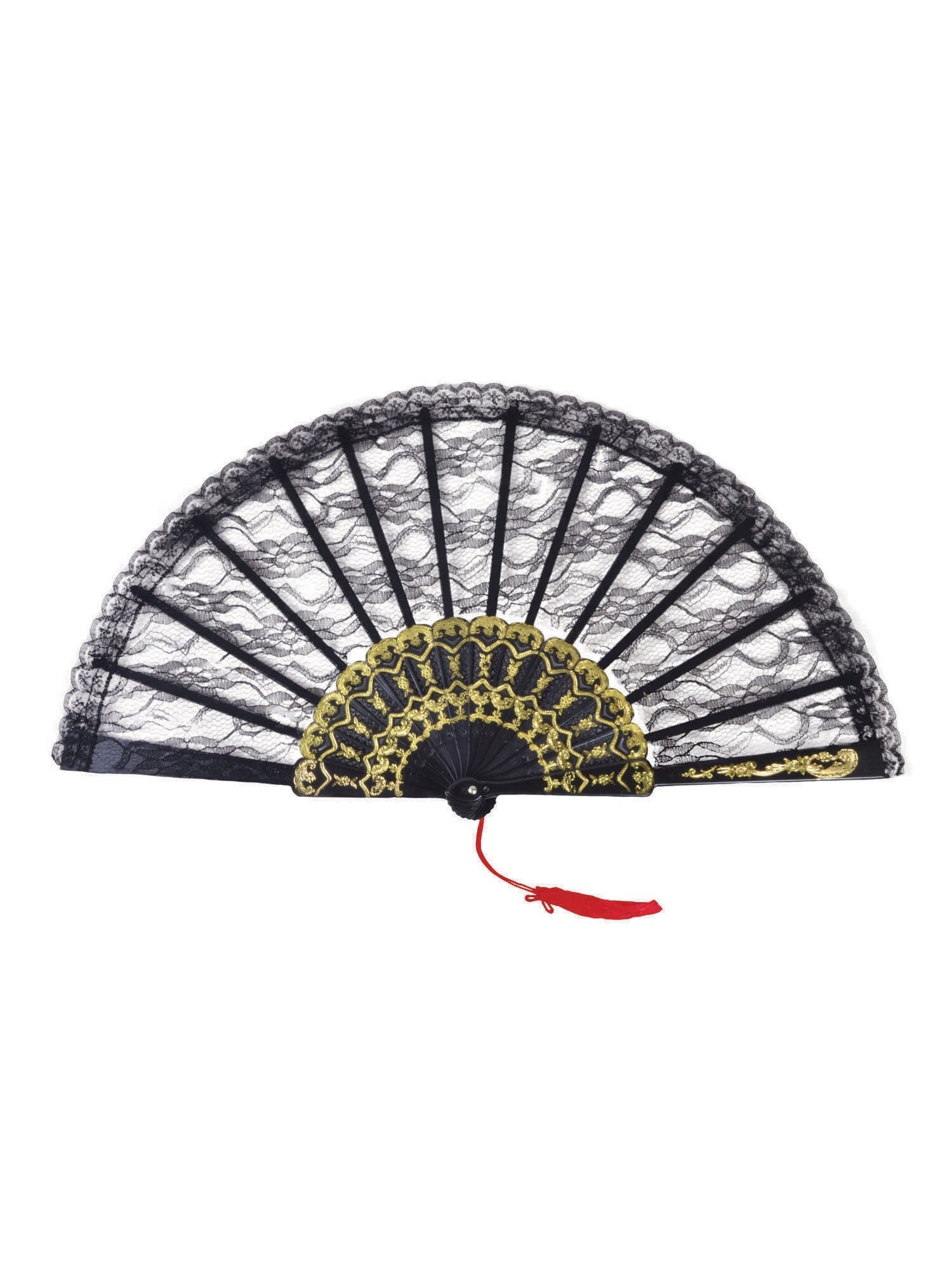 Black Lace Spanish Fan