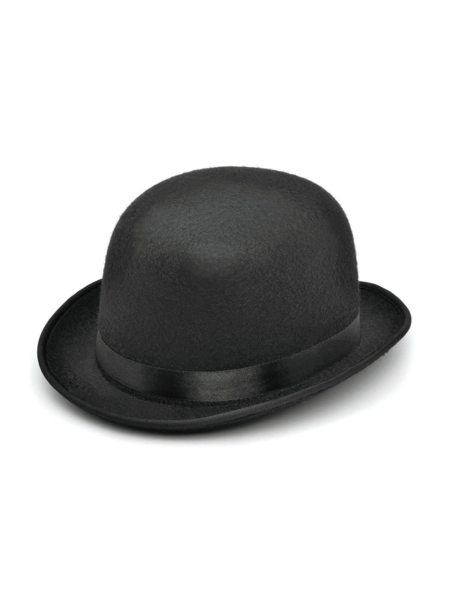 Bowler-Hut - Schwarzer Filzhut - Small