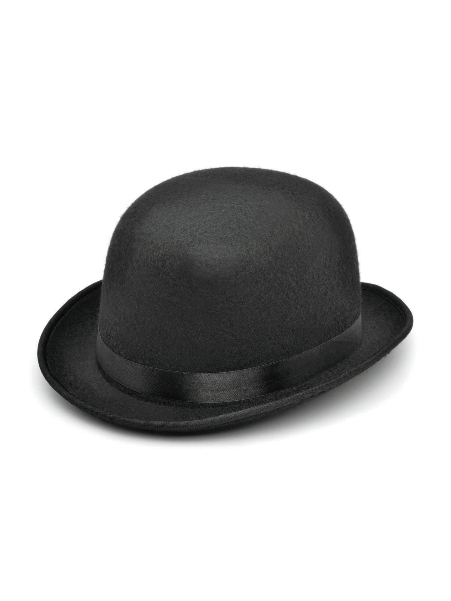 Bowler Hat - Black Felt Hat - Small