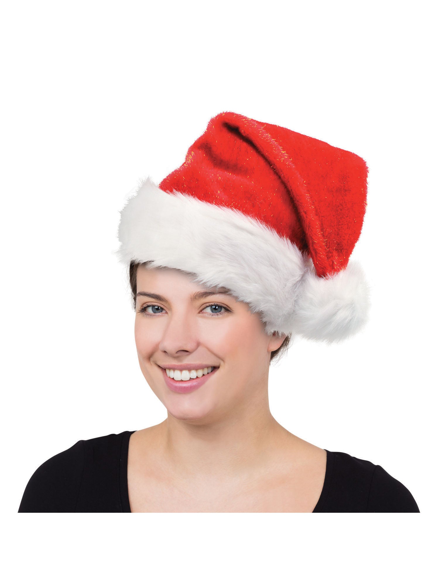 Santa Hat - Plush Glitter