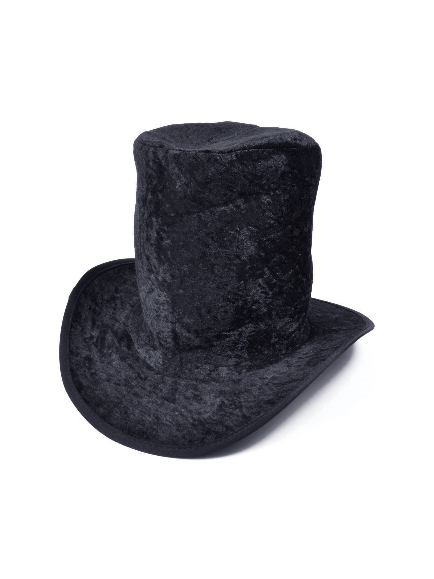 Top Hat Velvet Black