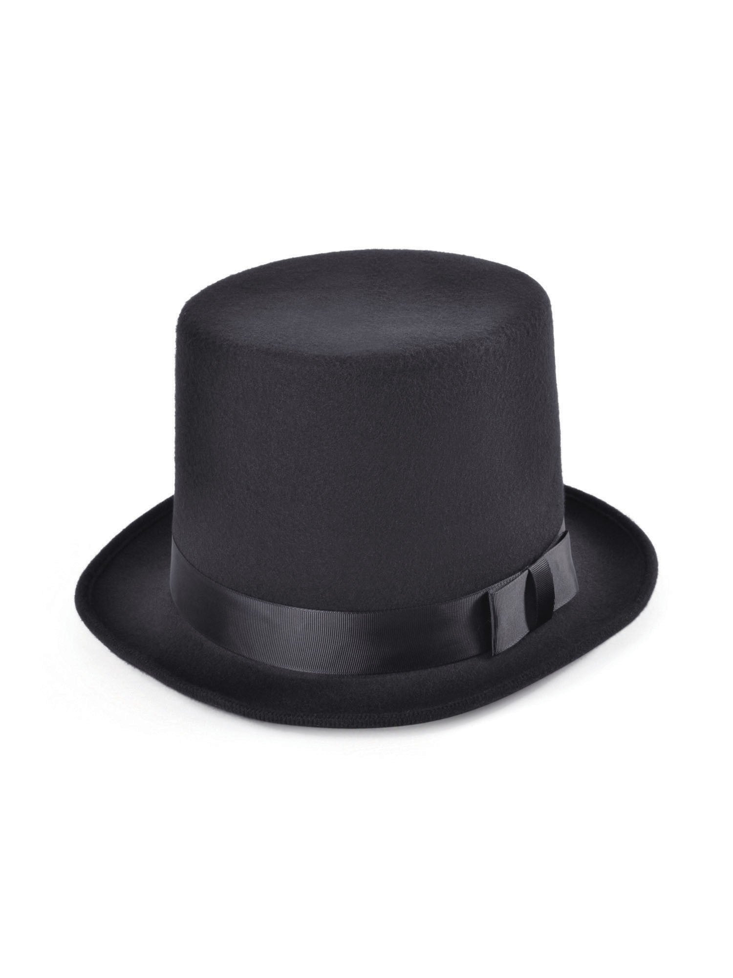 Top Hat Wool Felt Black