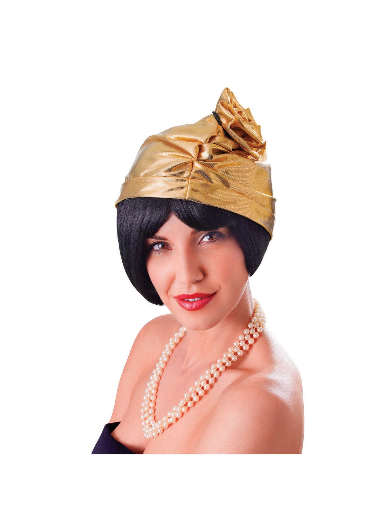 Cloche 20er Hut Gold